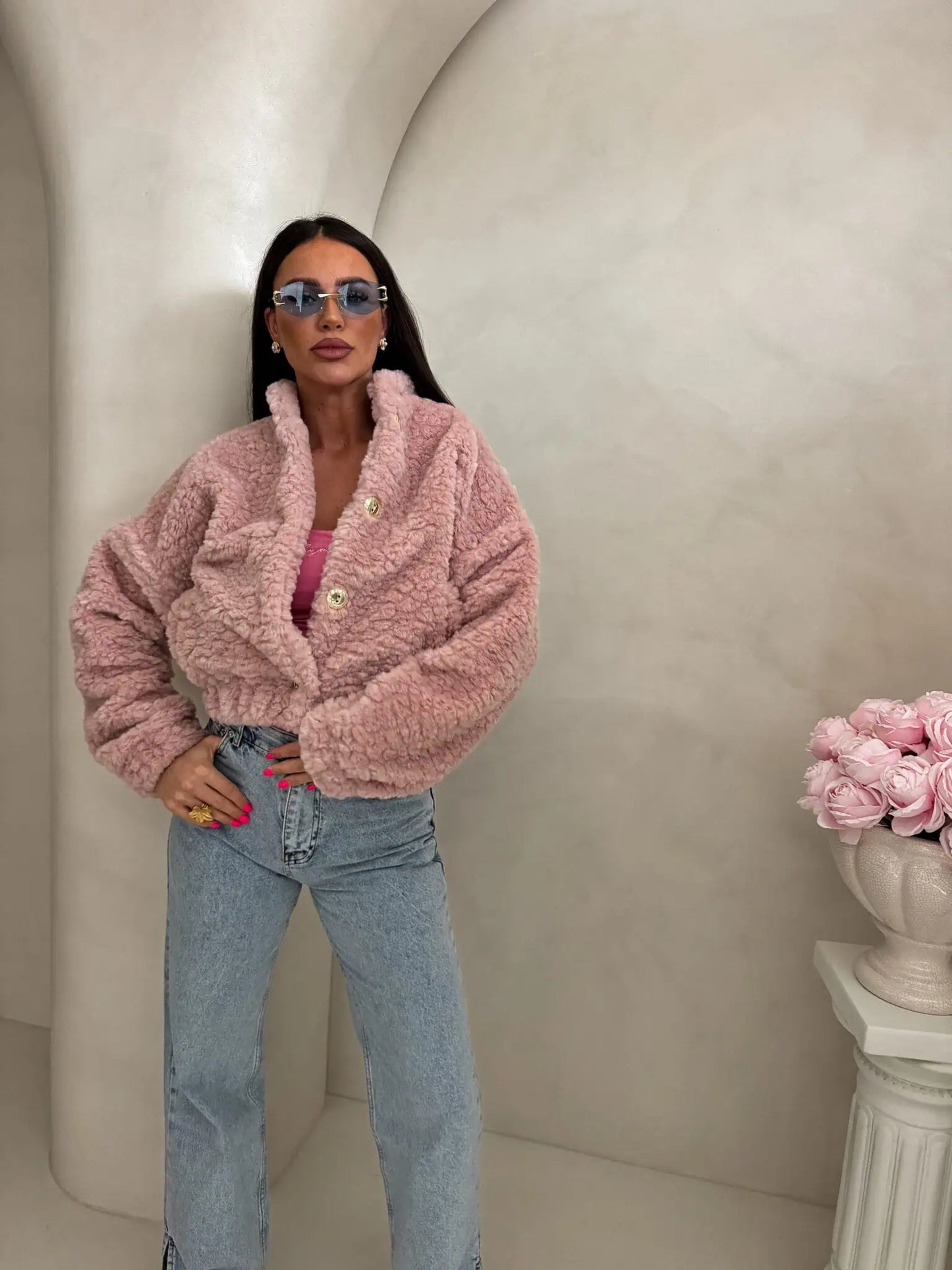 Jacke Cloudy By Me Altrosa