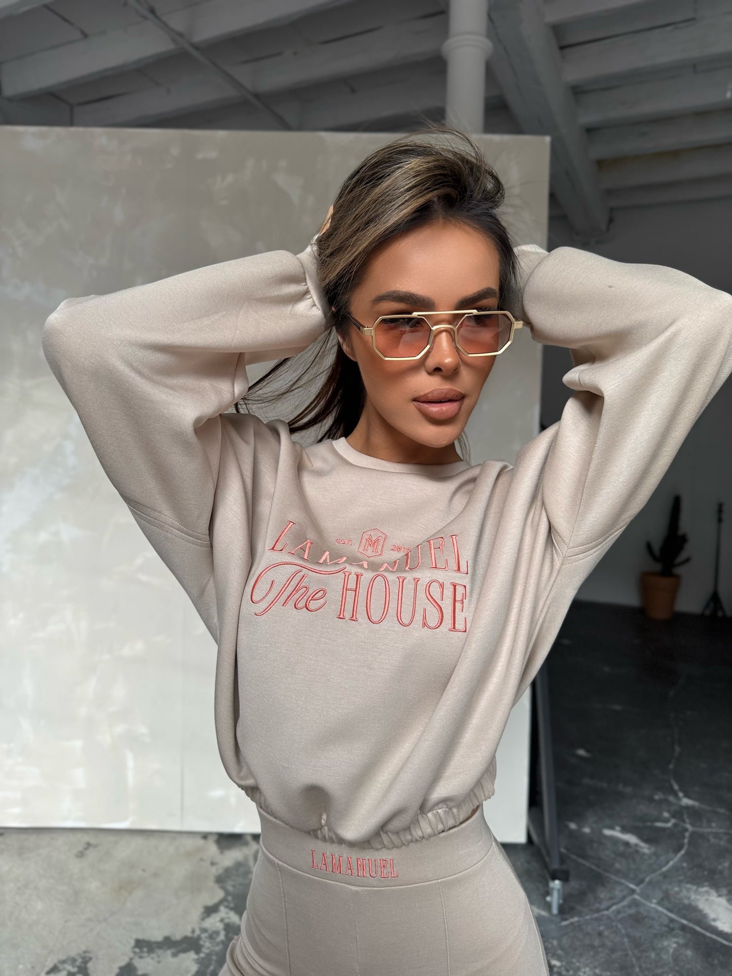 Sweatshirt BREEZY La Manuel beige