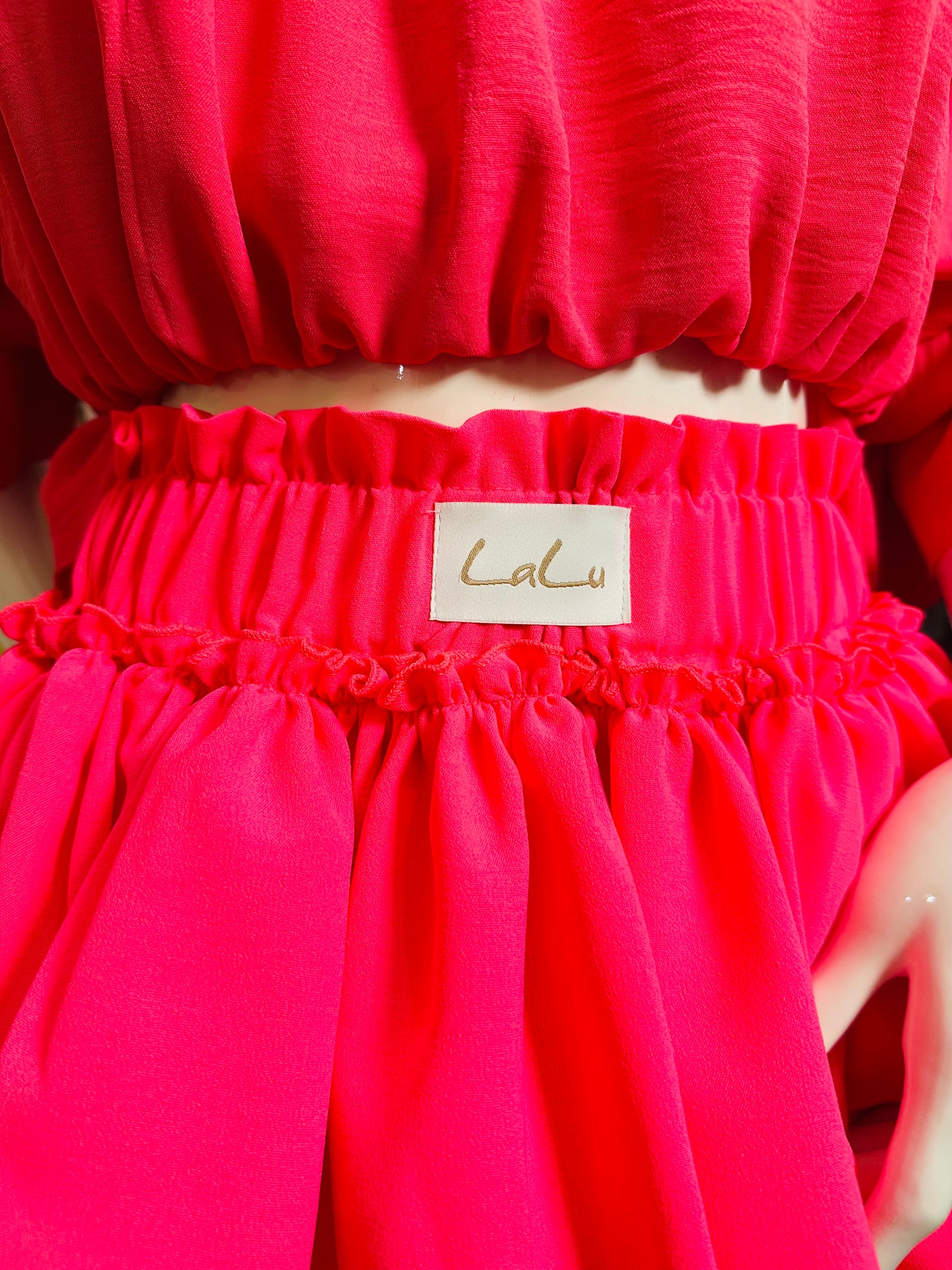 Mini Rock- Shorts Neon- Pink