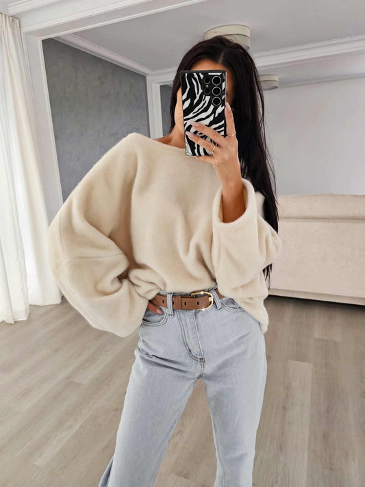 Pullover ALPAKA - ecru