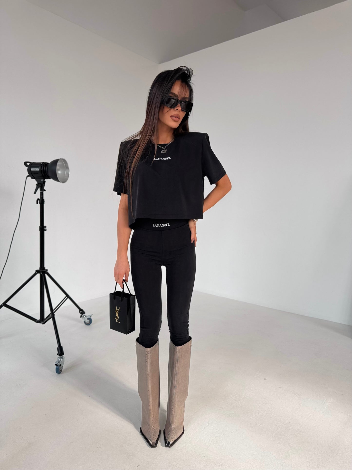 Leggings ADORE LA MANUEL schwarz