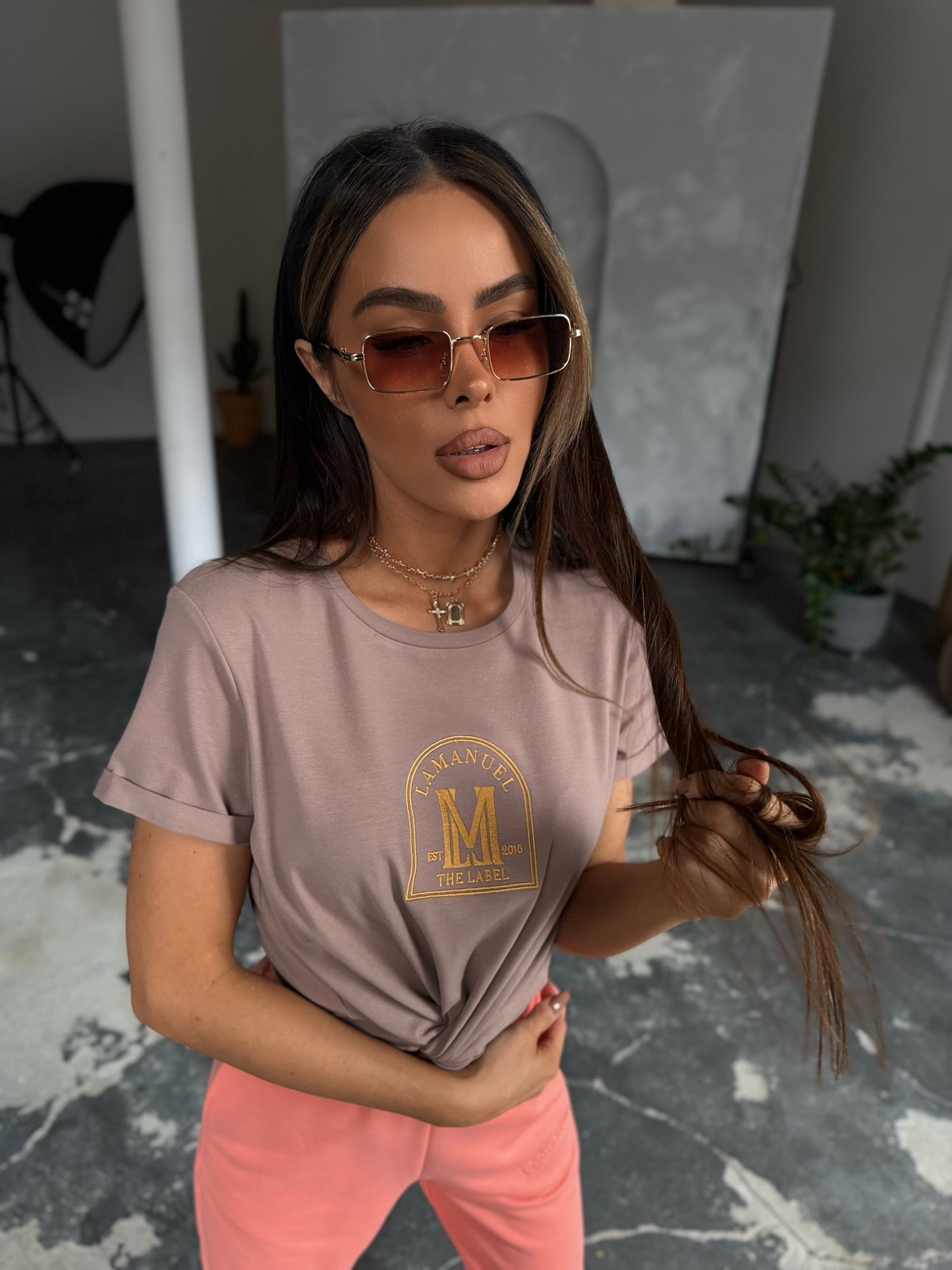 T- Shirt Aura La Manuel beige