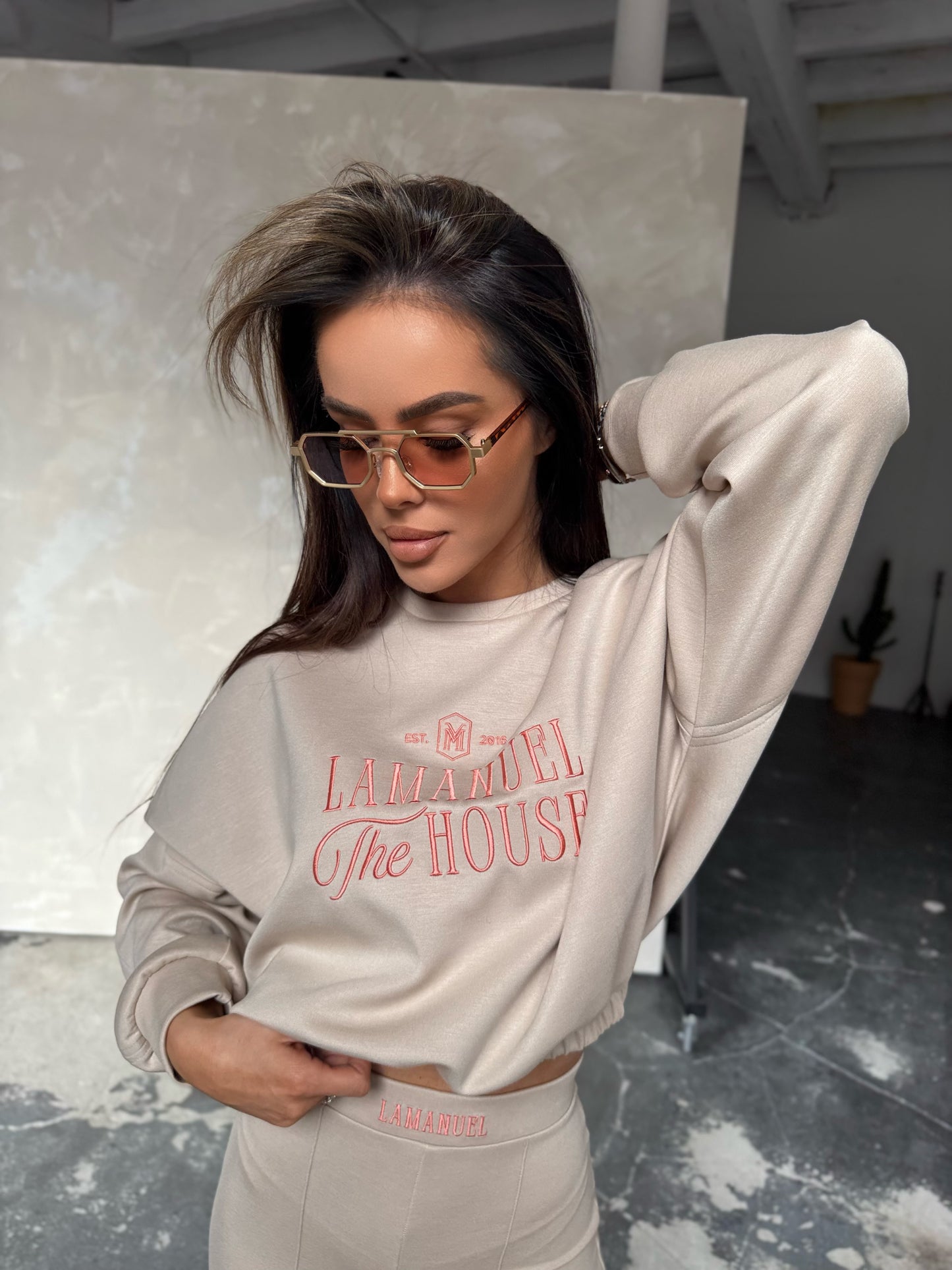 Sweatshirt BREEZY La Manuel beige