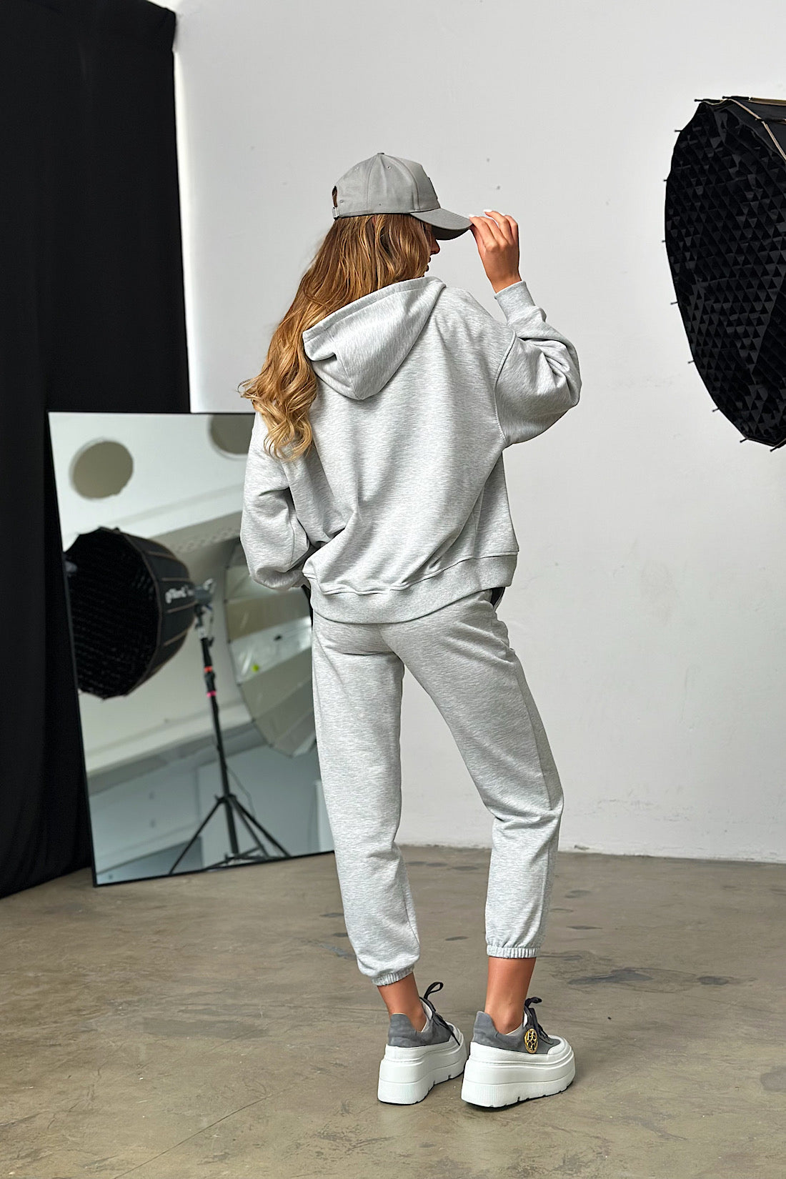 Sweatshirt Damen BG SASSY BRANDENBURG COUTURE GRAU