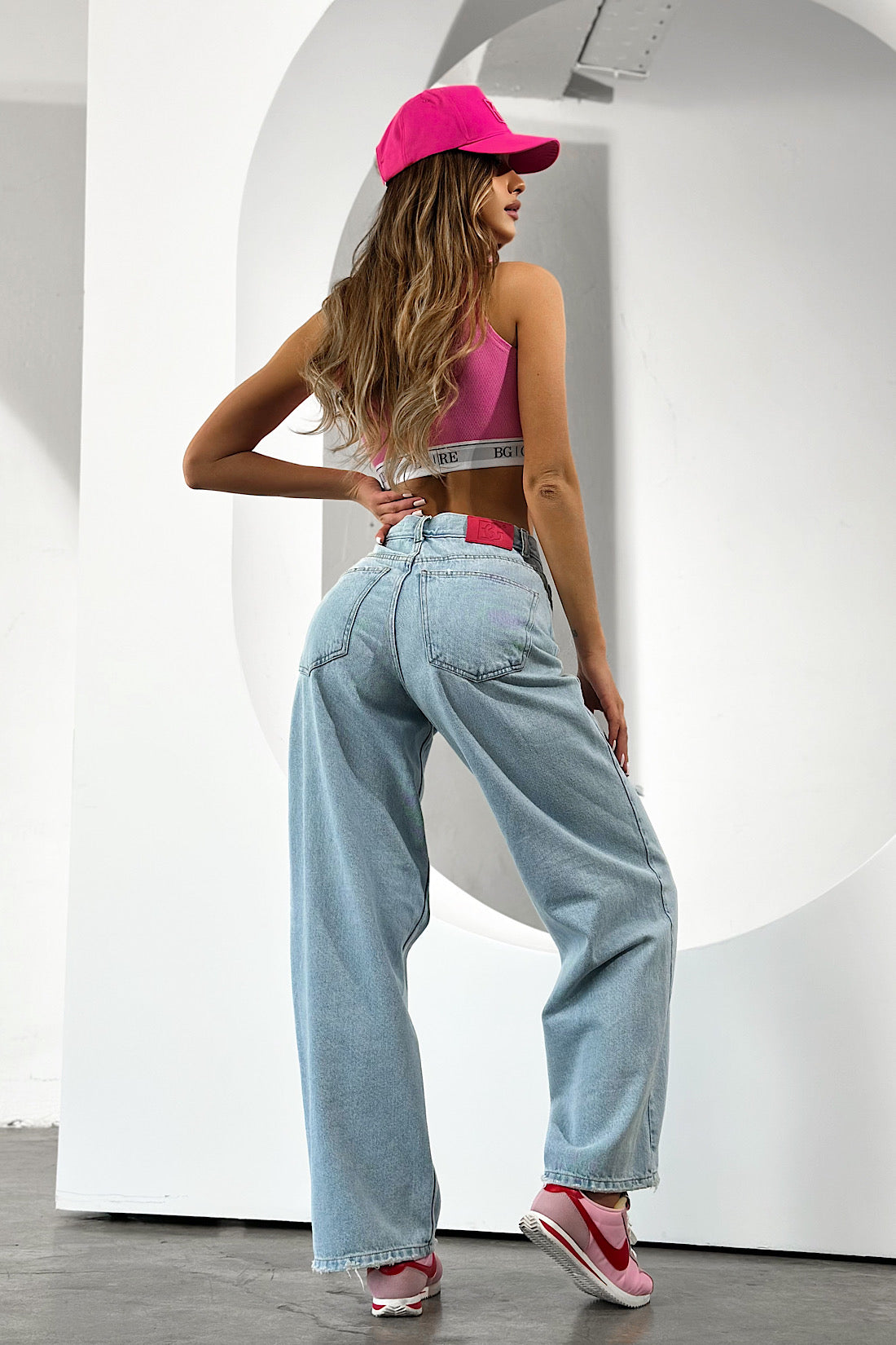 Jeans Damen wide leg BG NINETY'S Jeans BRANDENBURG COUTURE