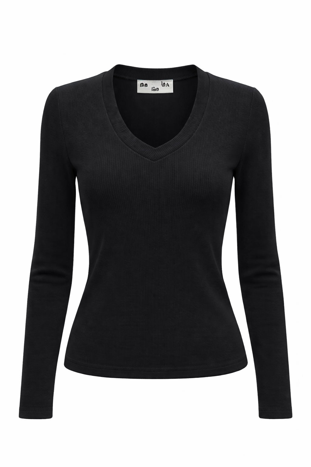 Longsleeve Langarmshirt Basic | Schwarz