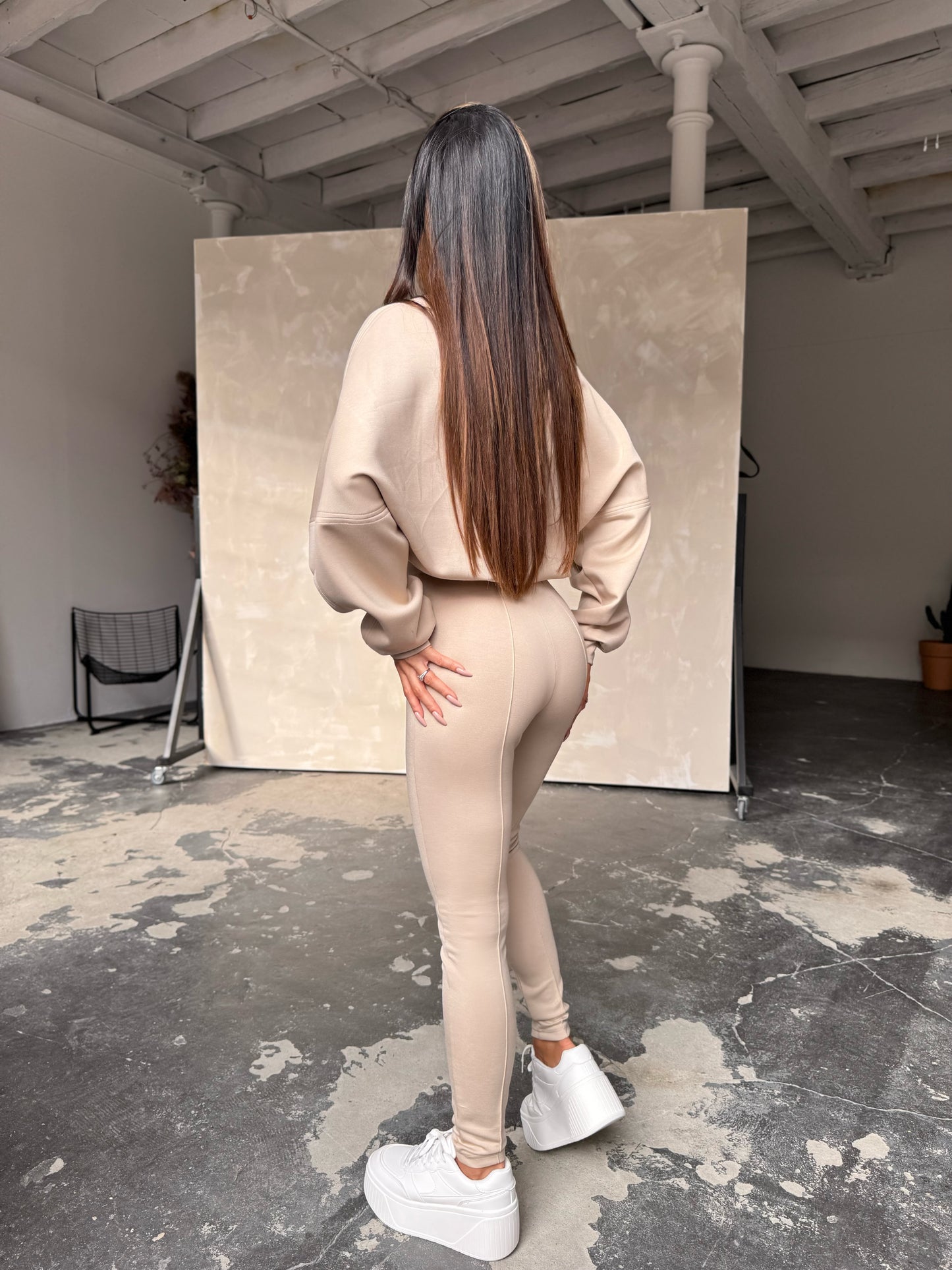Leggings BREEZY LA MANUEL beige