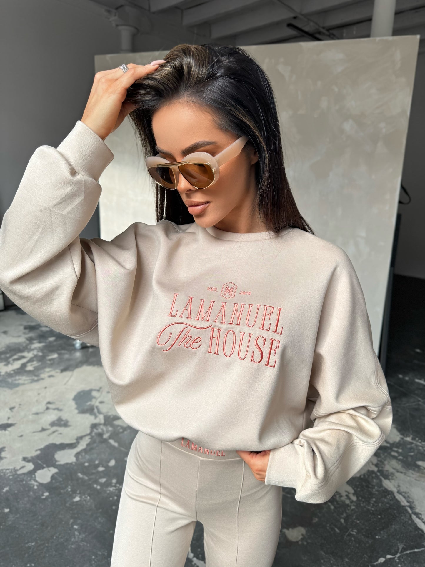 Sweatshirt BREEZY La Manuel beige