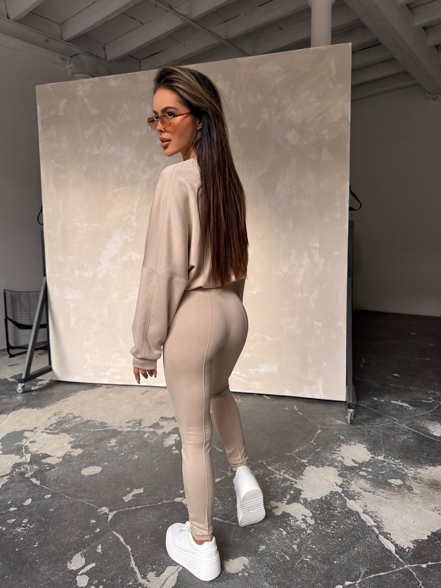 Leggings BREEZY LA MANUEL beige