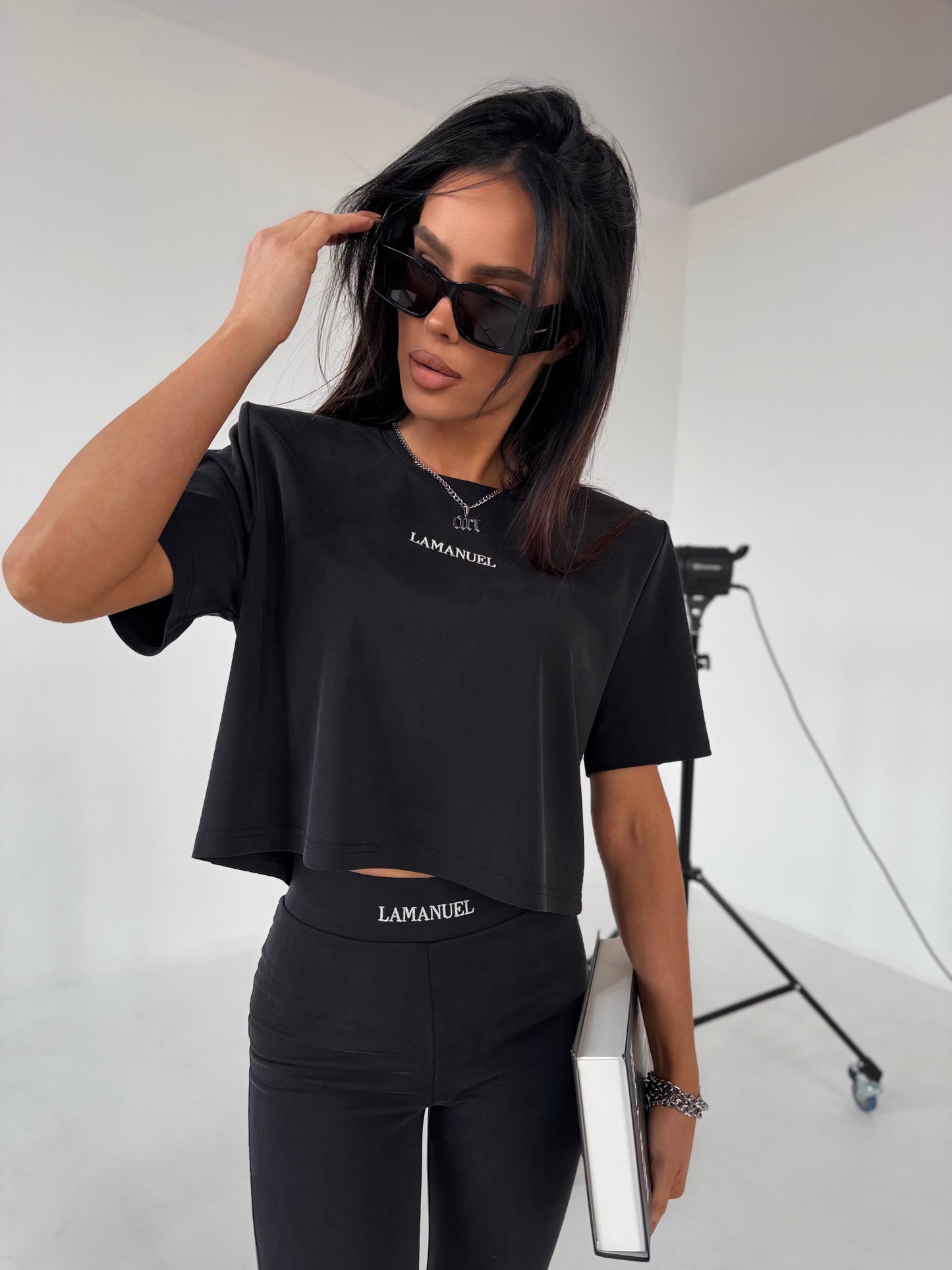 Leggings ADORE LA MANUEL schwarz