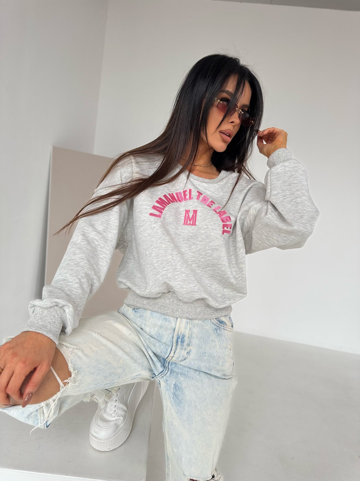 Sweatshirt ohne Kapuze