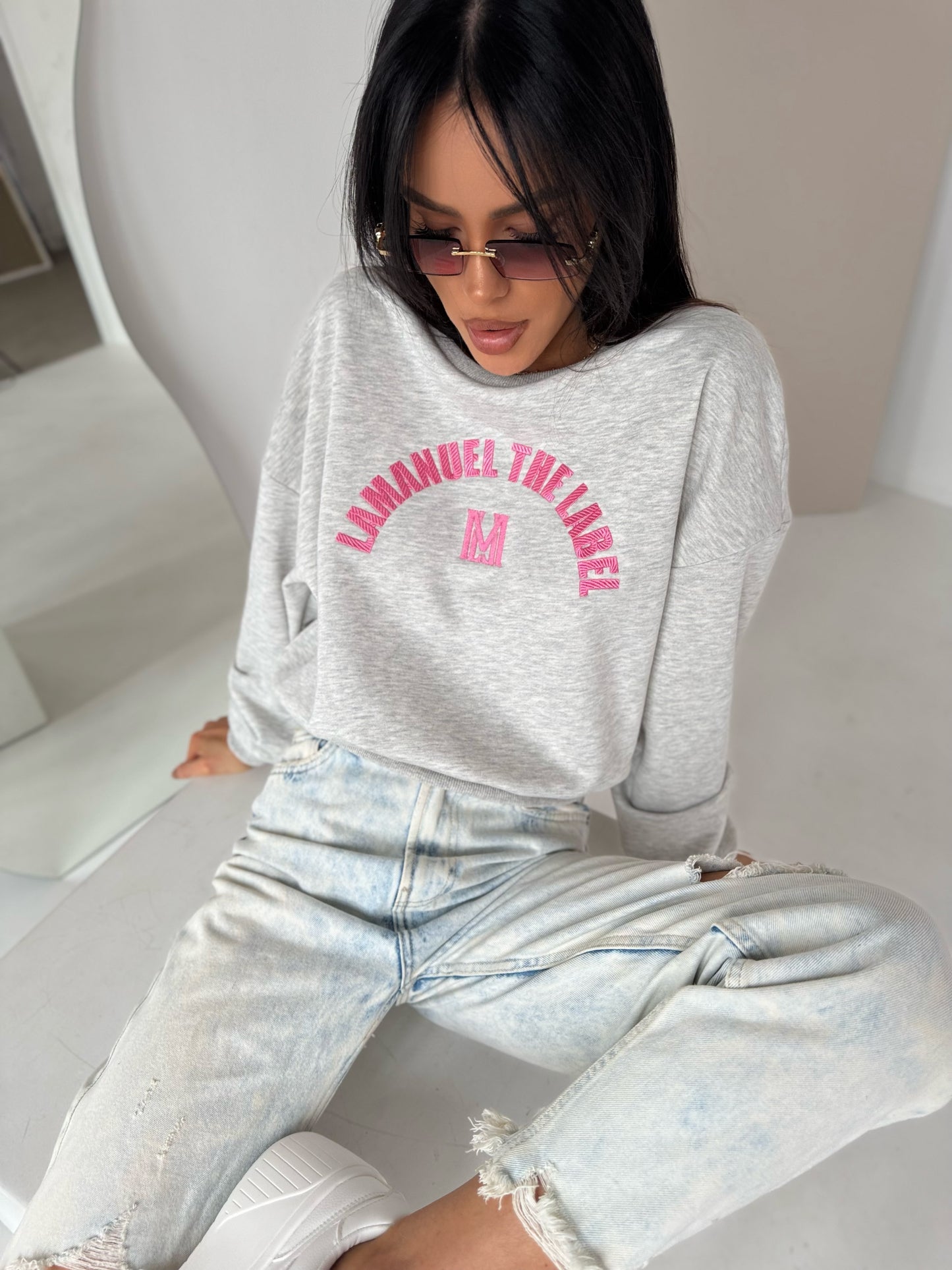 Sweatshirt CLOUT La Manuel grau limitiert
