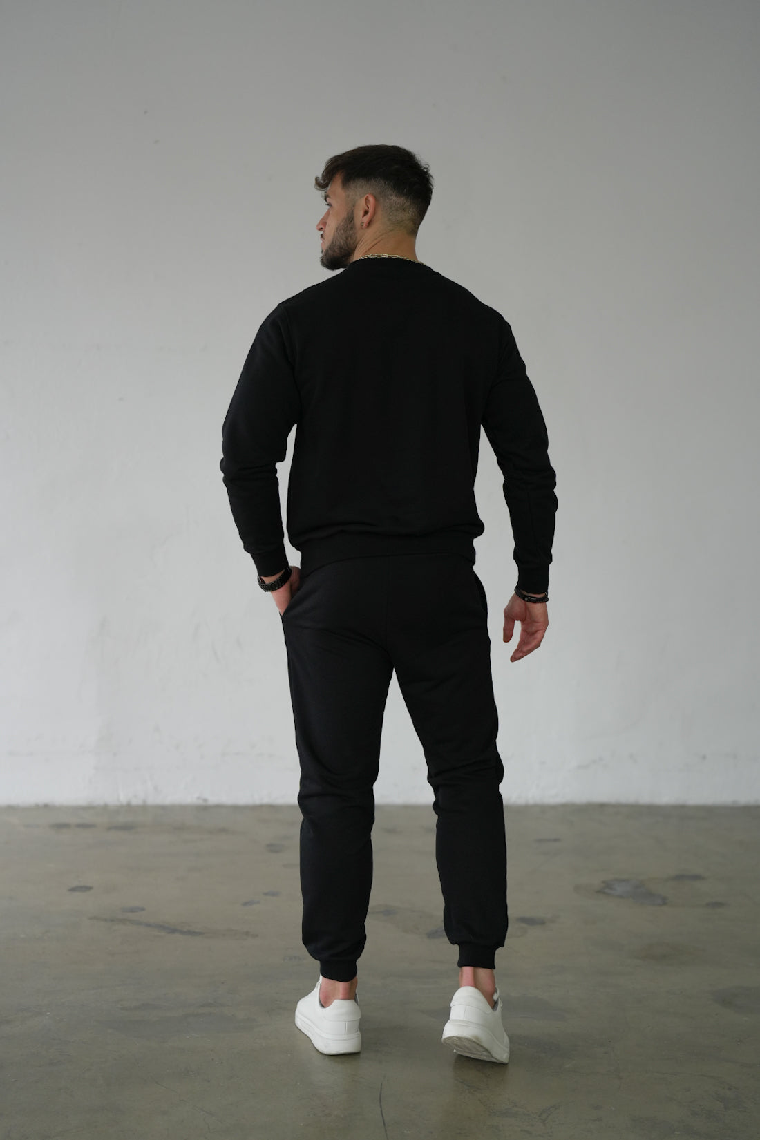 Sweatshirt Herren BG BASIC | schwarz