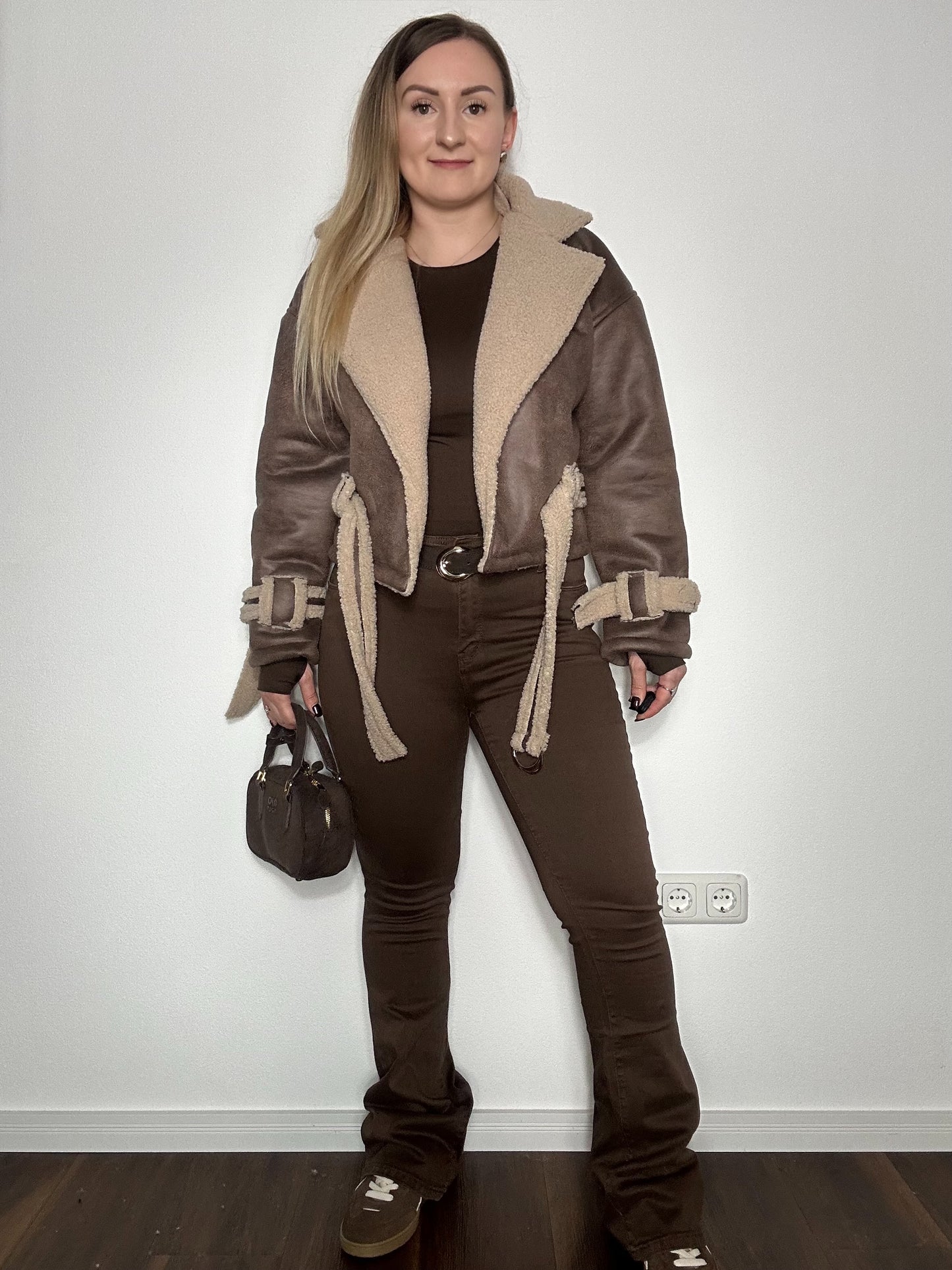 Damenhose Jeans Damen SCHOKOBRAUN