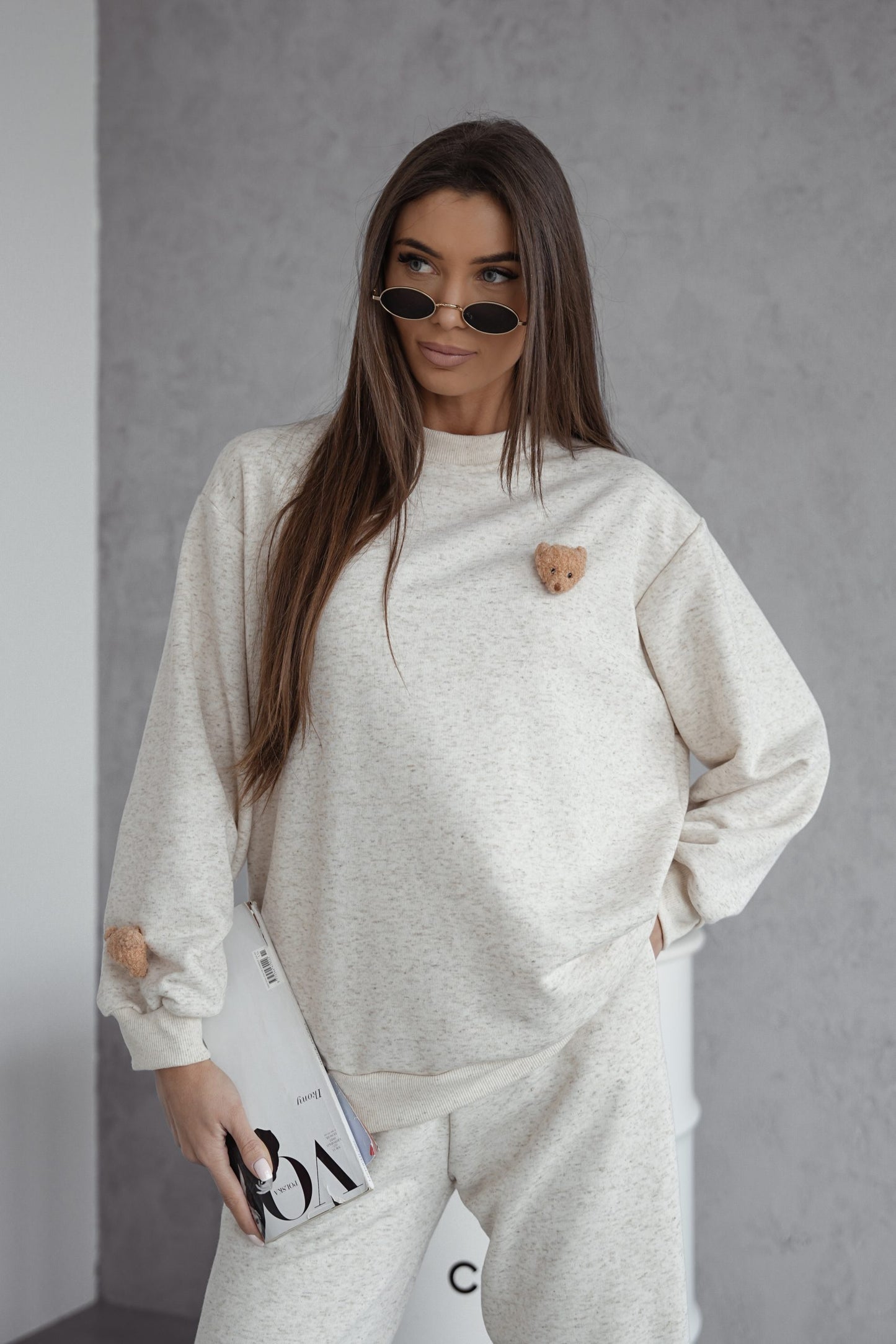 ROYAL TEDDY Sweatshirt Leinen