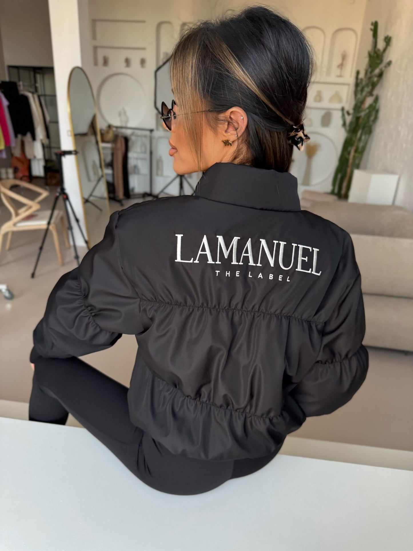 Damen Übergangsjacke La Manuel TEASER Schwarz One Size