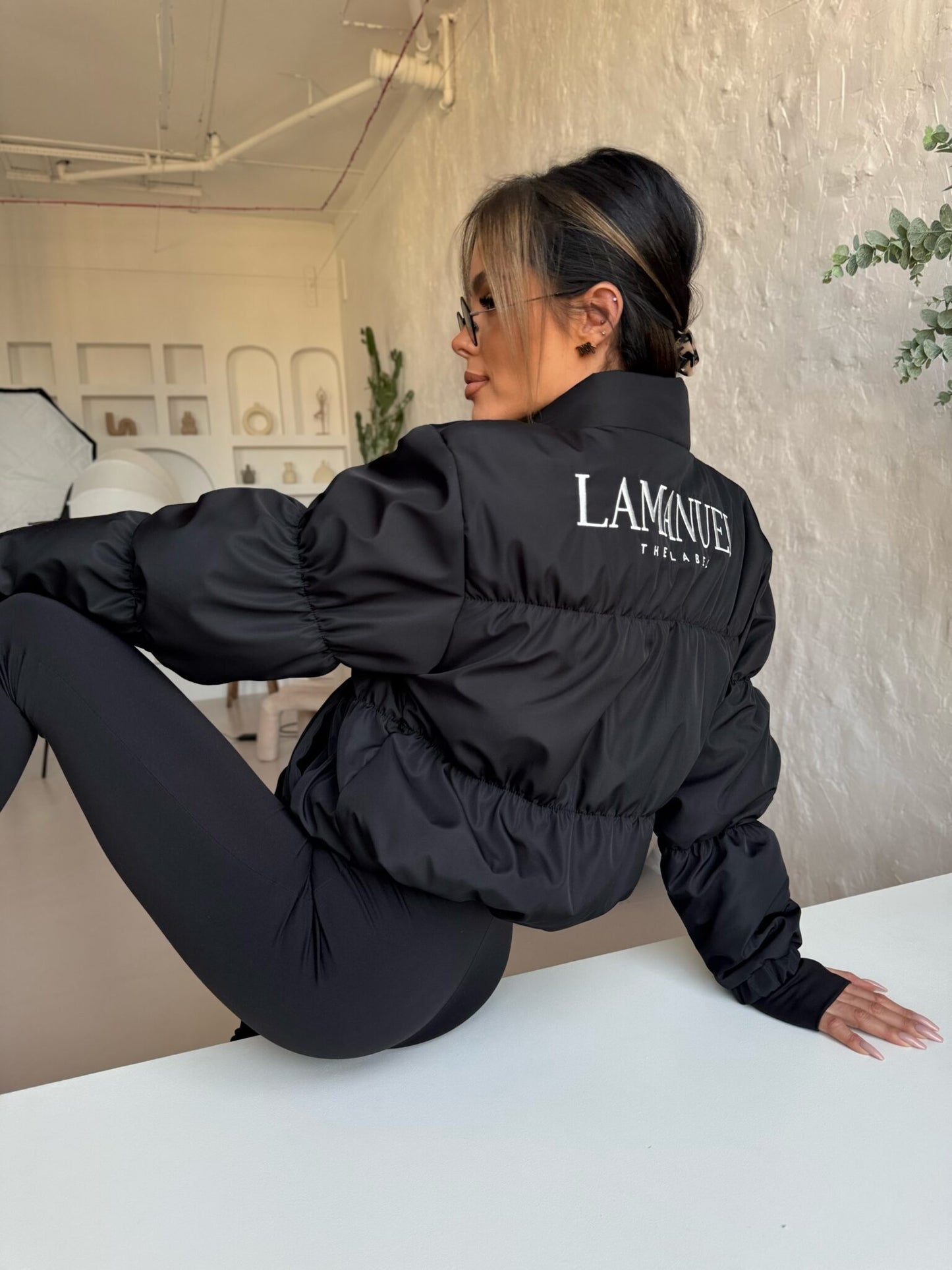 Damen Übergangsjacke La Manuel TEASER Schwarz One Size