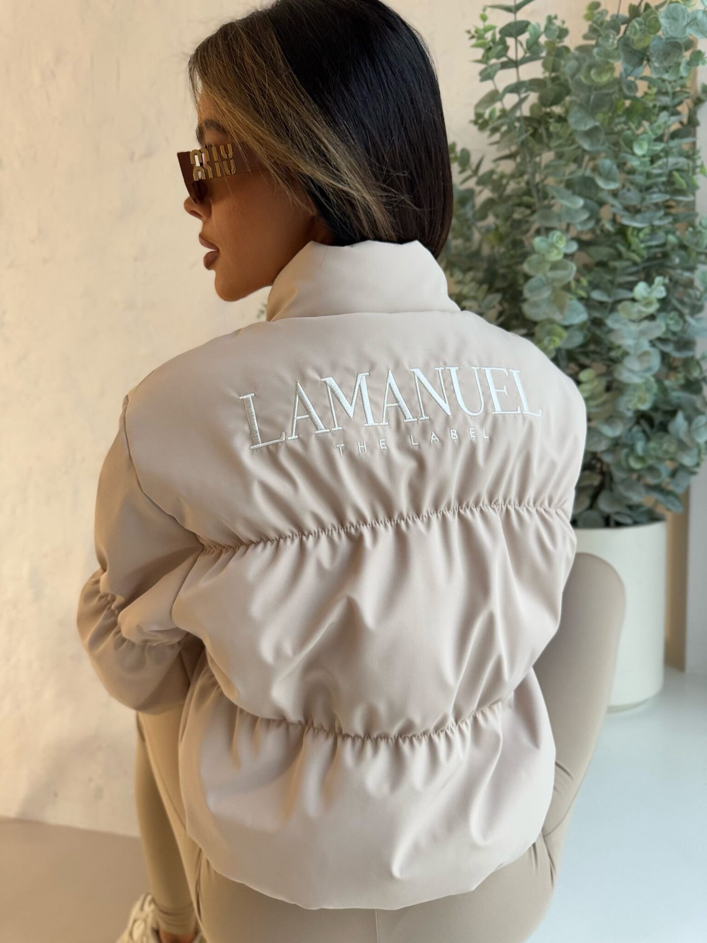 Damen Übergangsjacke La Manuel TEASER Beige One Size