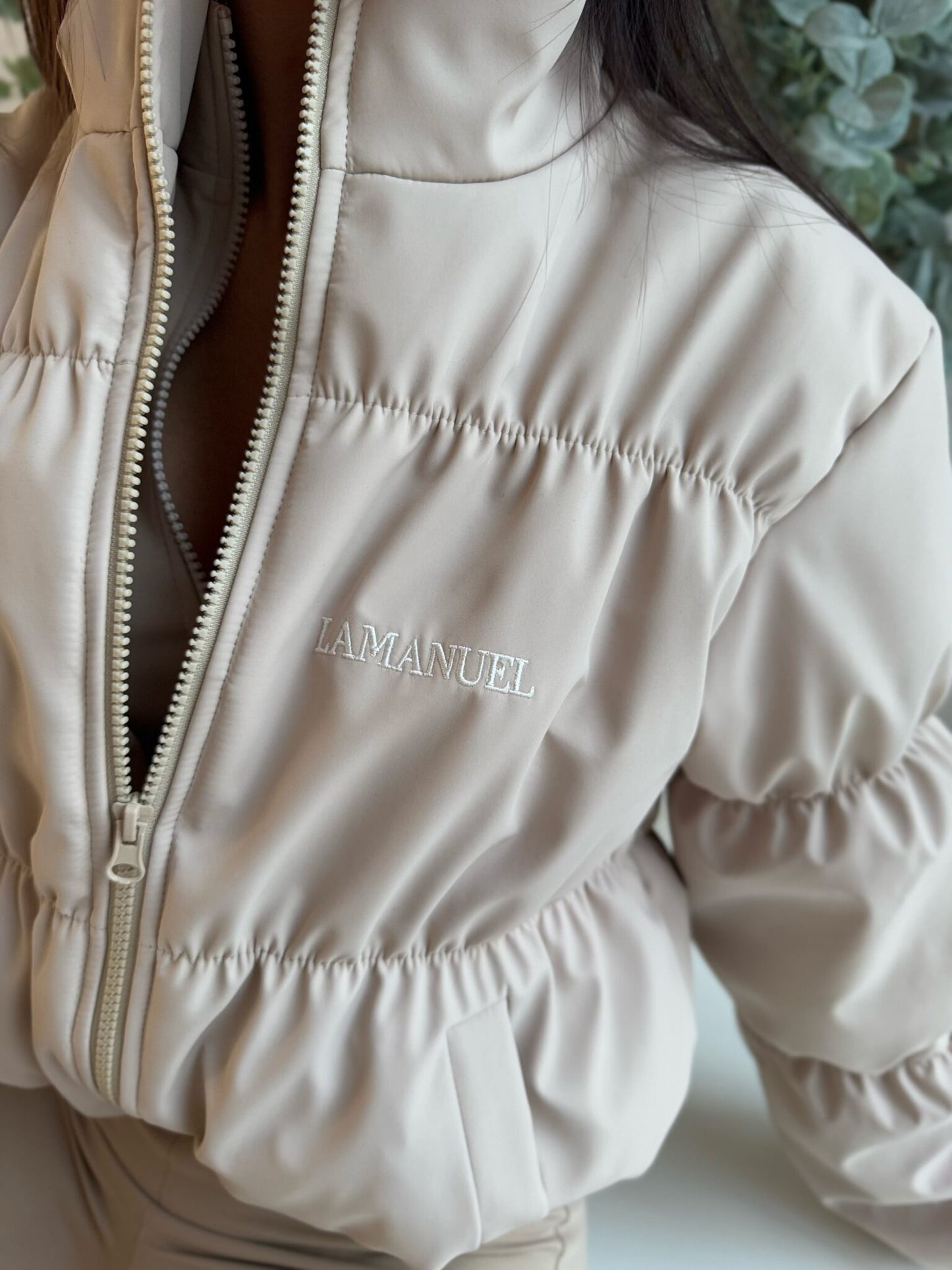 Damen Übergangsjacke La Manuel TEASER Beige One Size