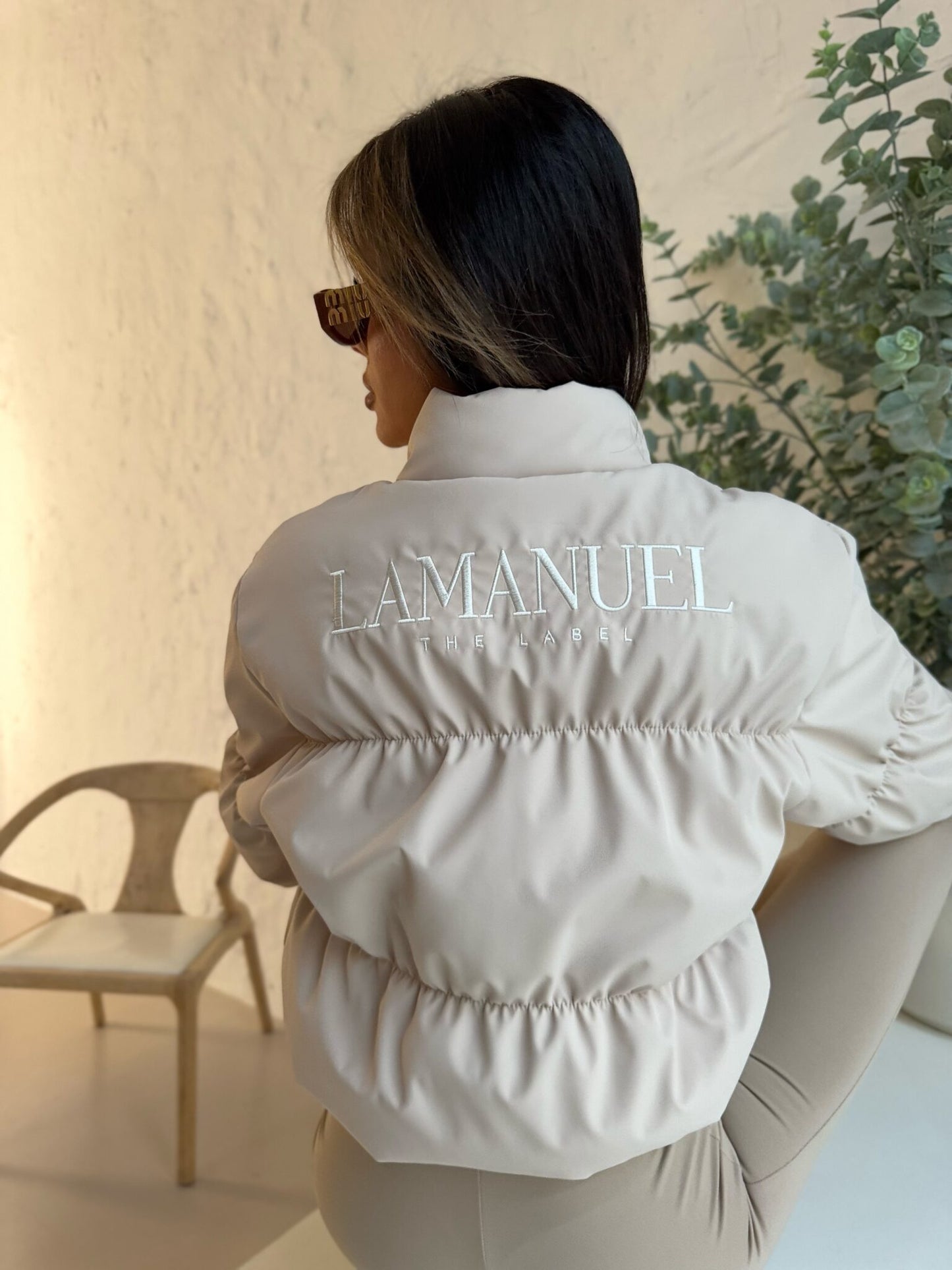 Damen Übergangsjacke La Manuel TEASER Beige One Size