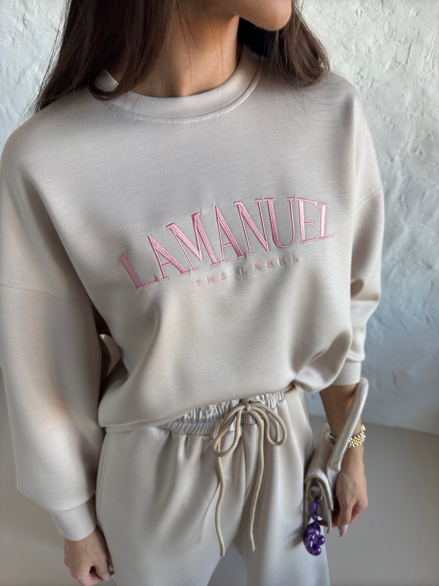 Sportanzug Damen La Manuel NIGHT beige
