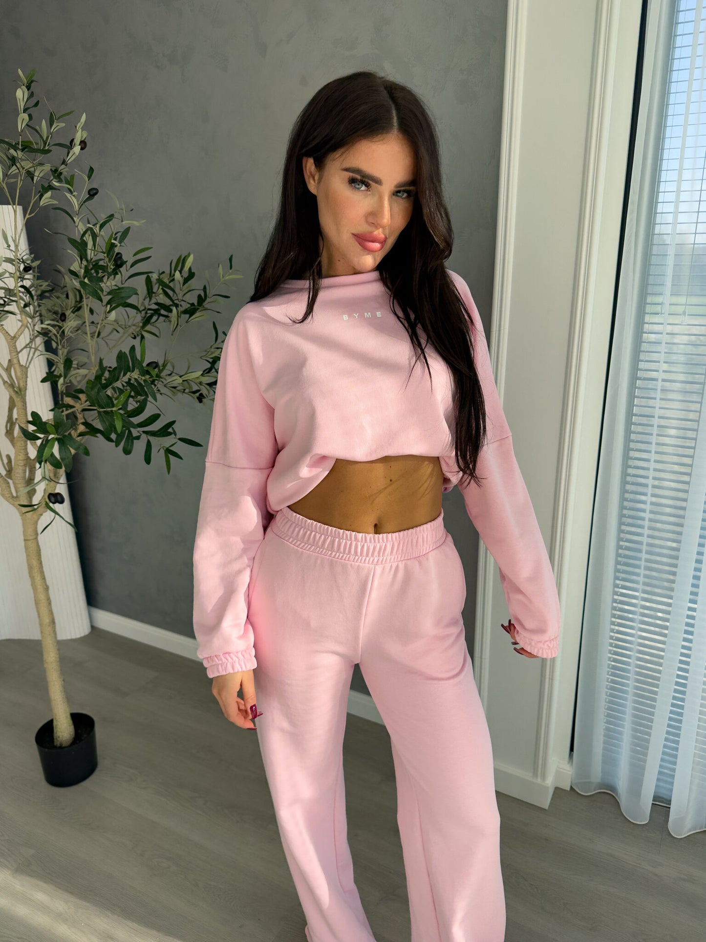 Damenset Sportanzug Damen Zweiteiler SYDNEY rosa