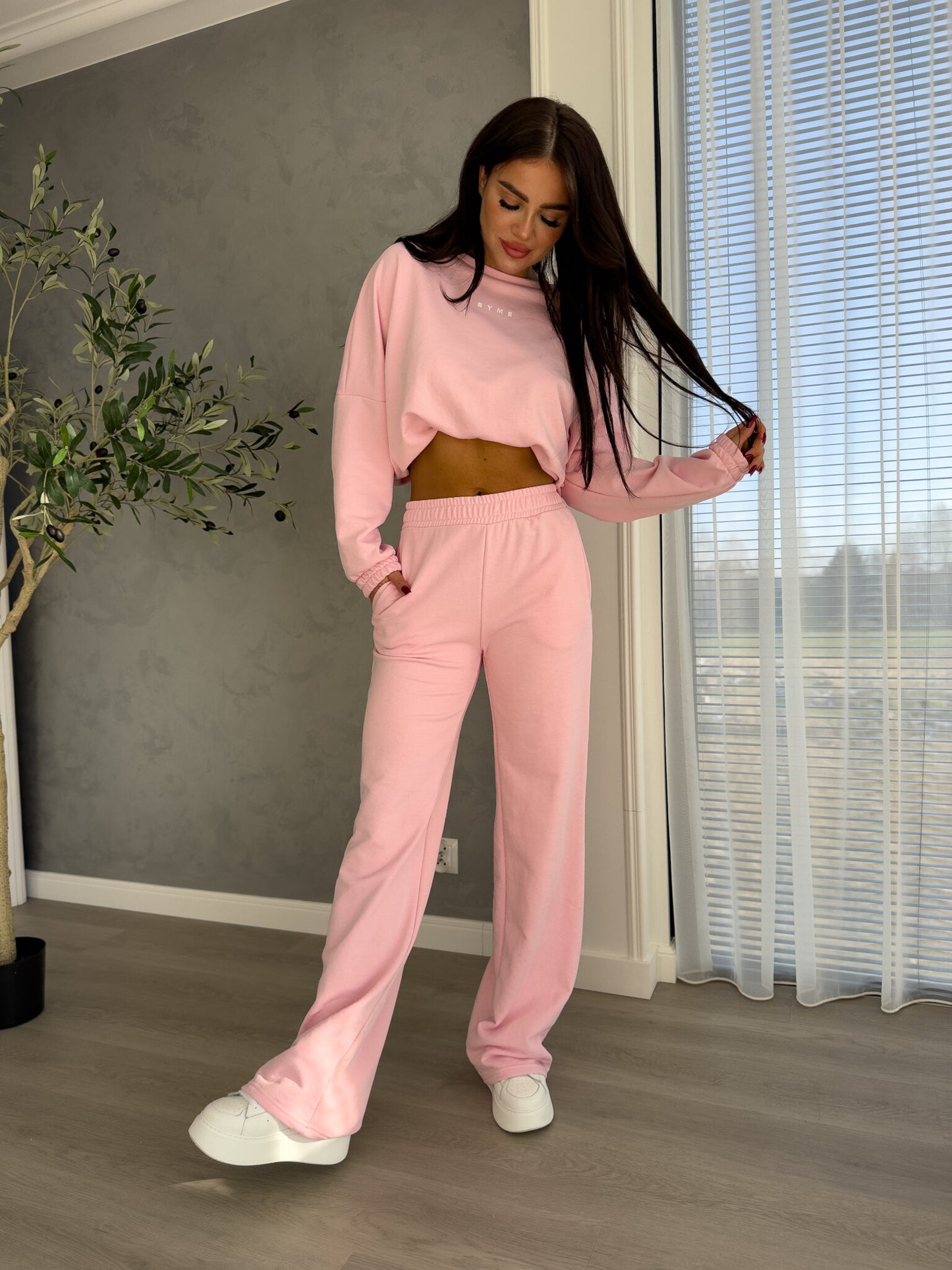 Damenset Sportanzug Damen Zweiteiler SYDNEY rosa