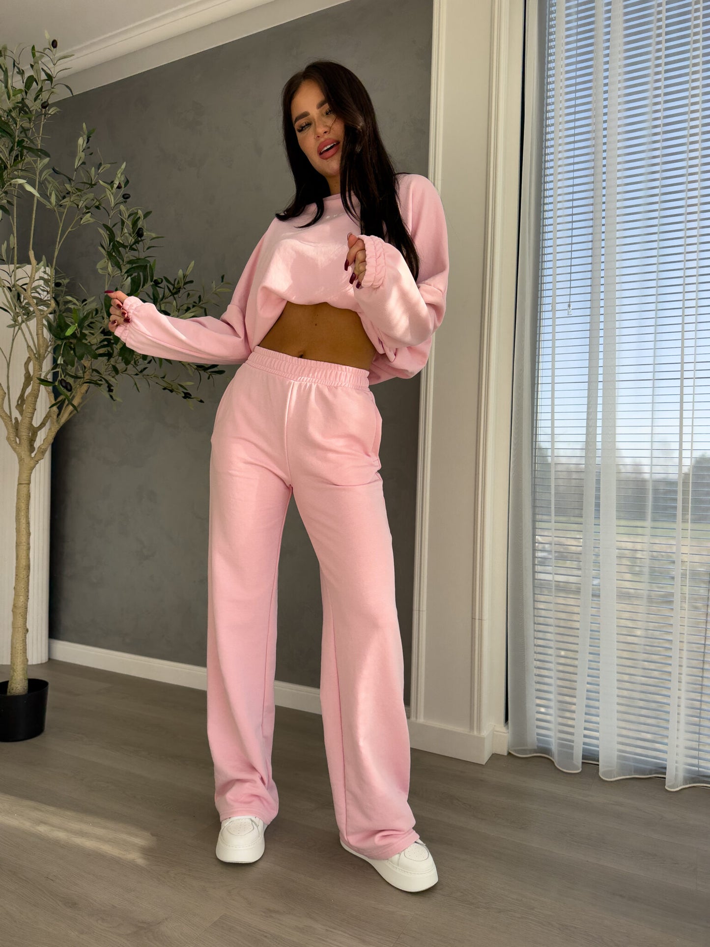Damenset Sportanzug Damen Zweiteiler SYDNEY rosa