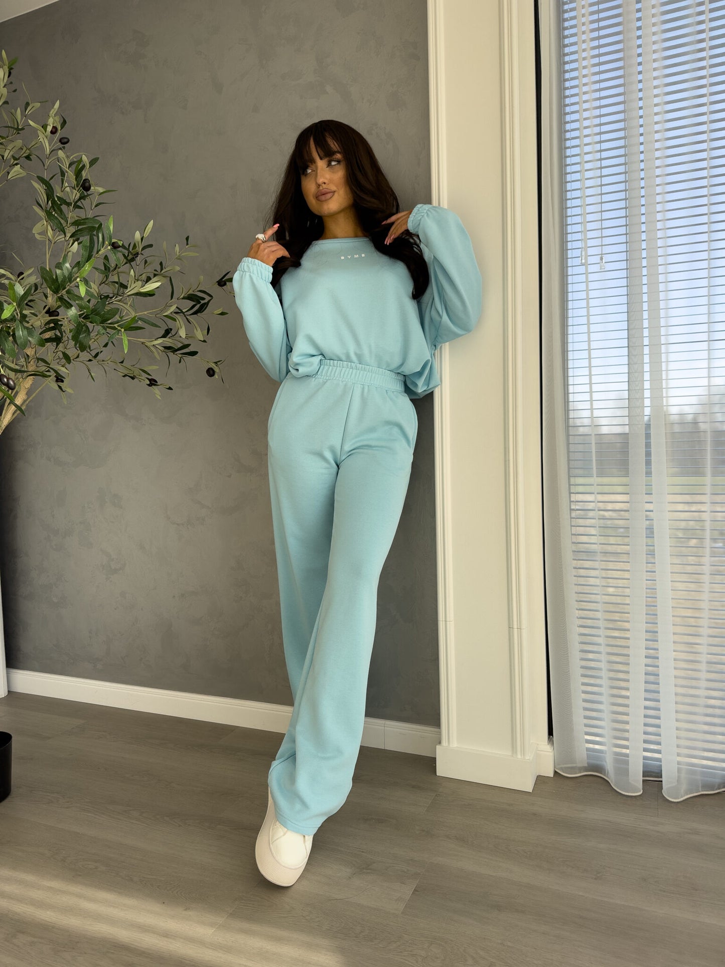 Damenset Sportanzug Damen Zweiteiler SYDNEY hellblau