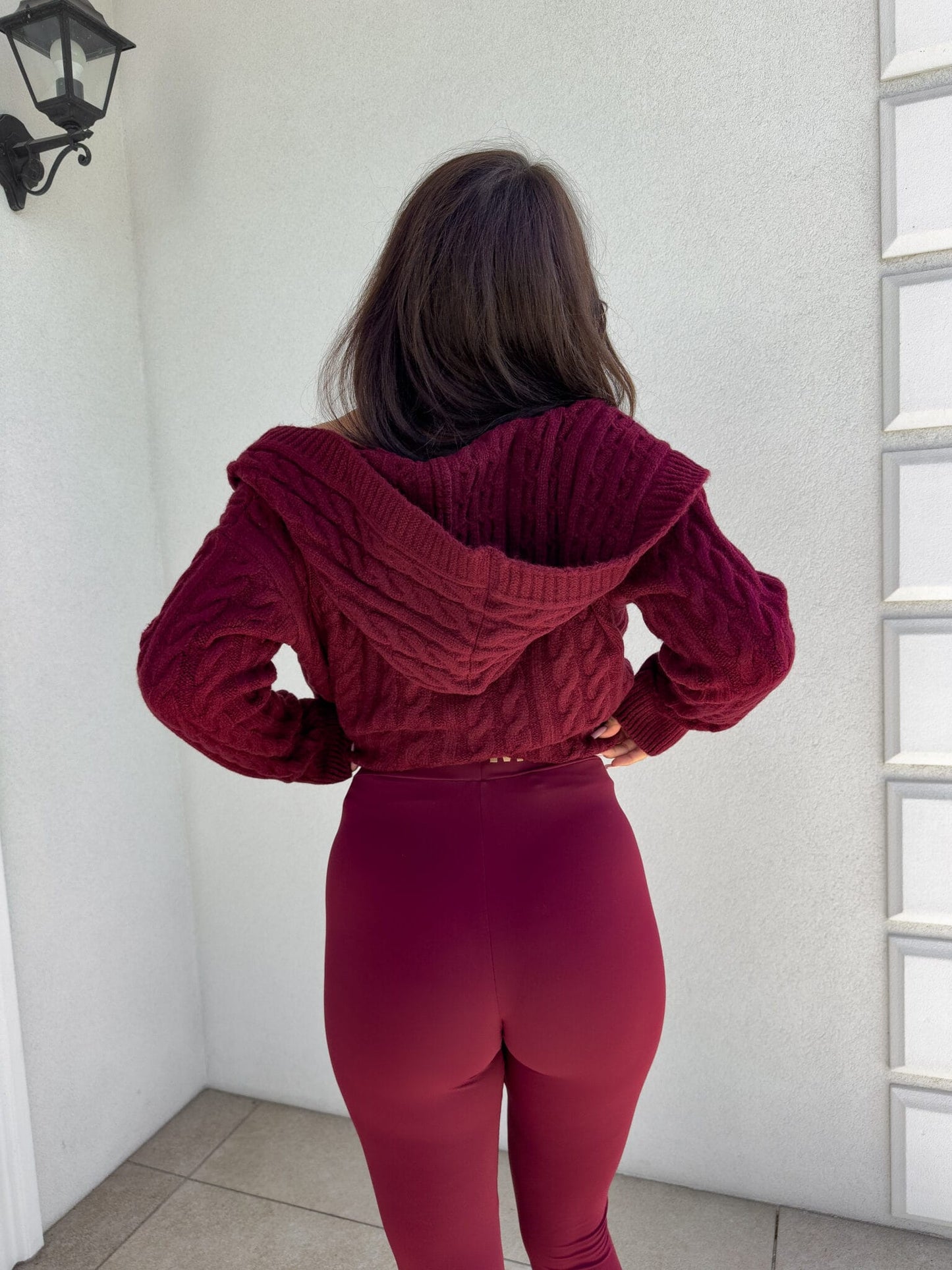 Pullover BOMBER KAPTUR ONE – Bordeaux