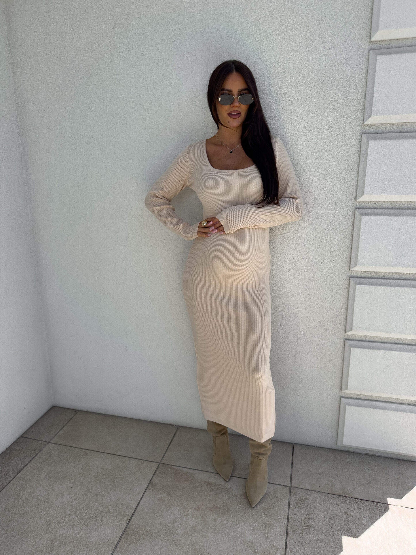 Kleid COYA - hellbeige