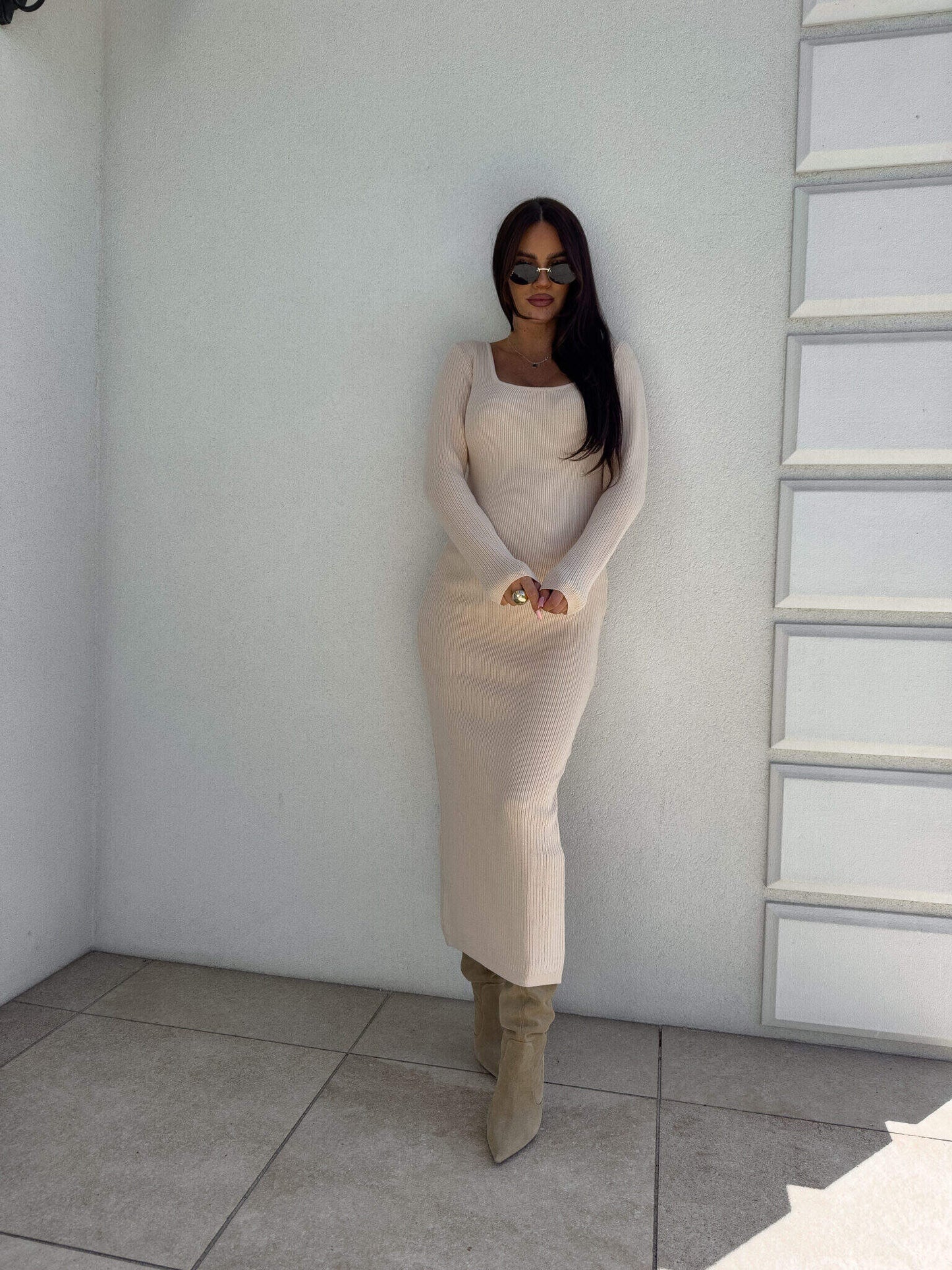 Kleid COYA - hellbeige