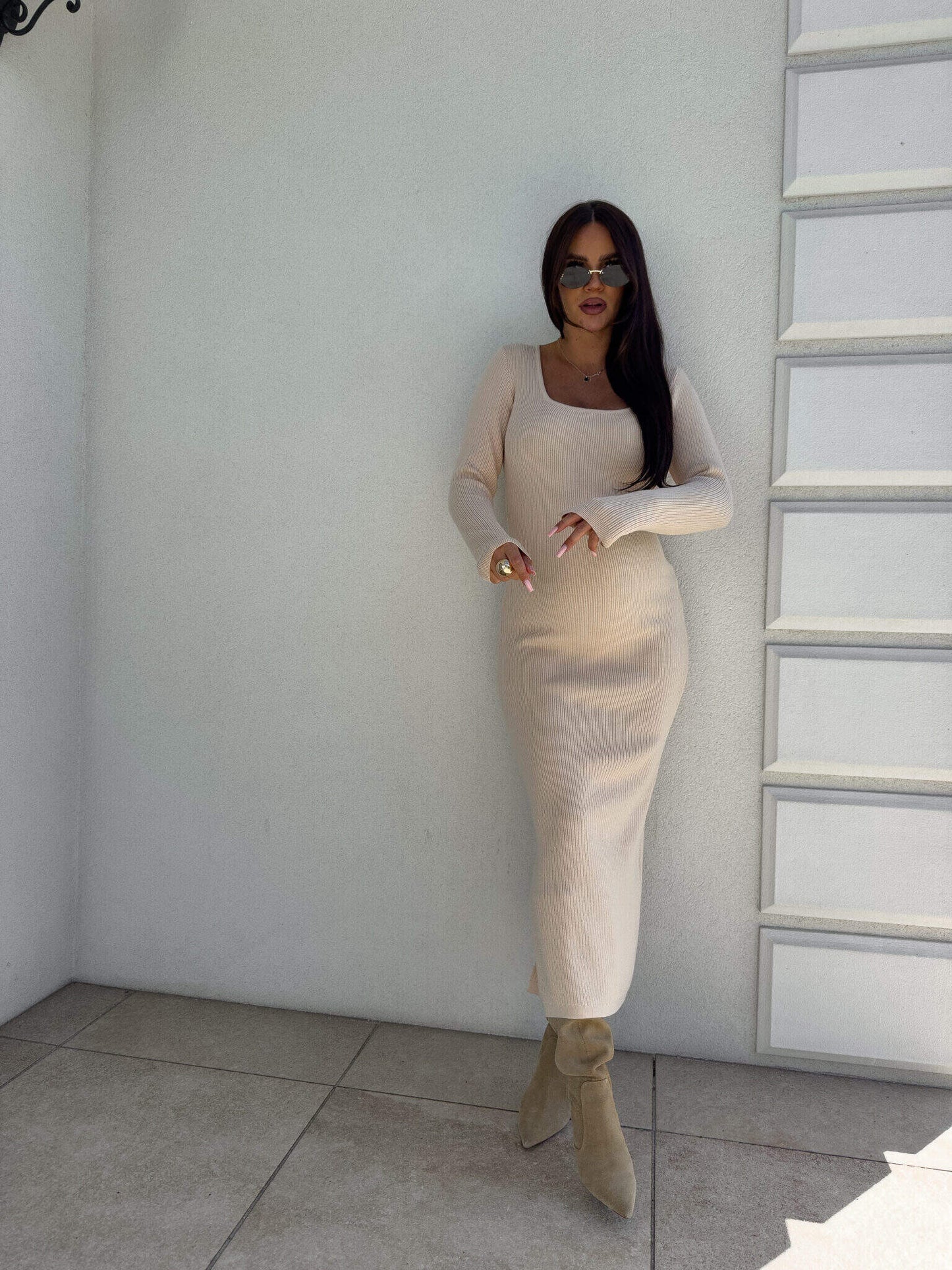 Kleid COYA - hellbeige