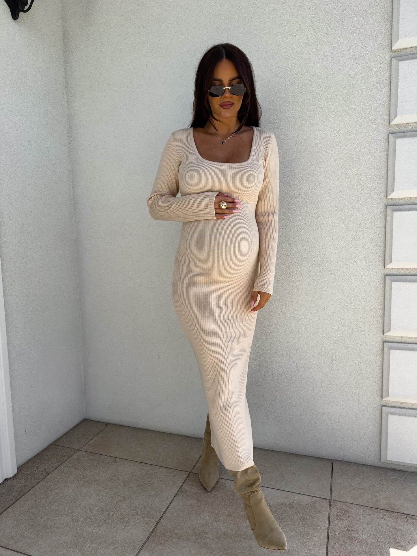 Kleid COYA - hellbeige