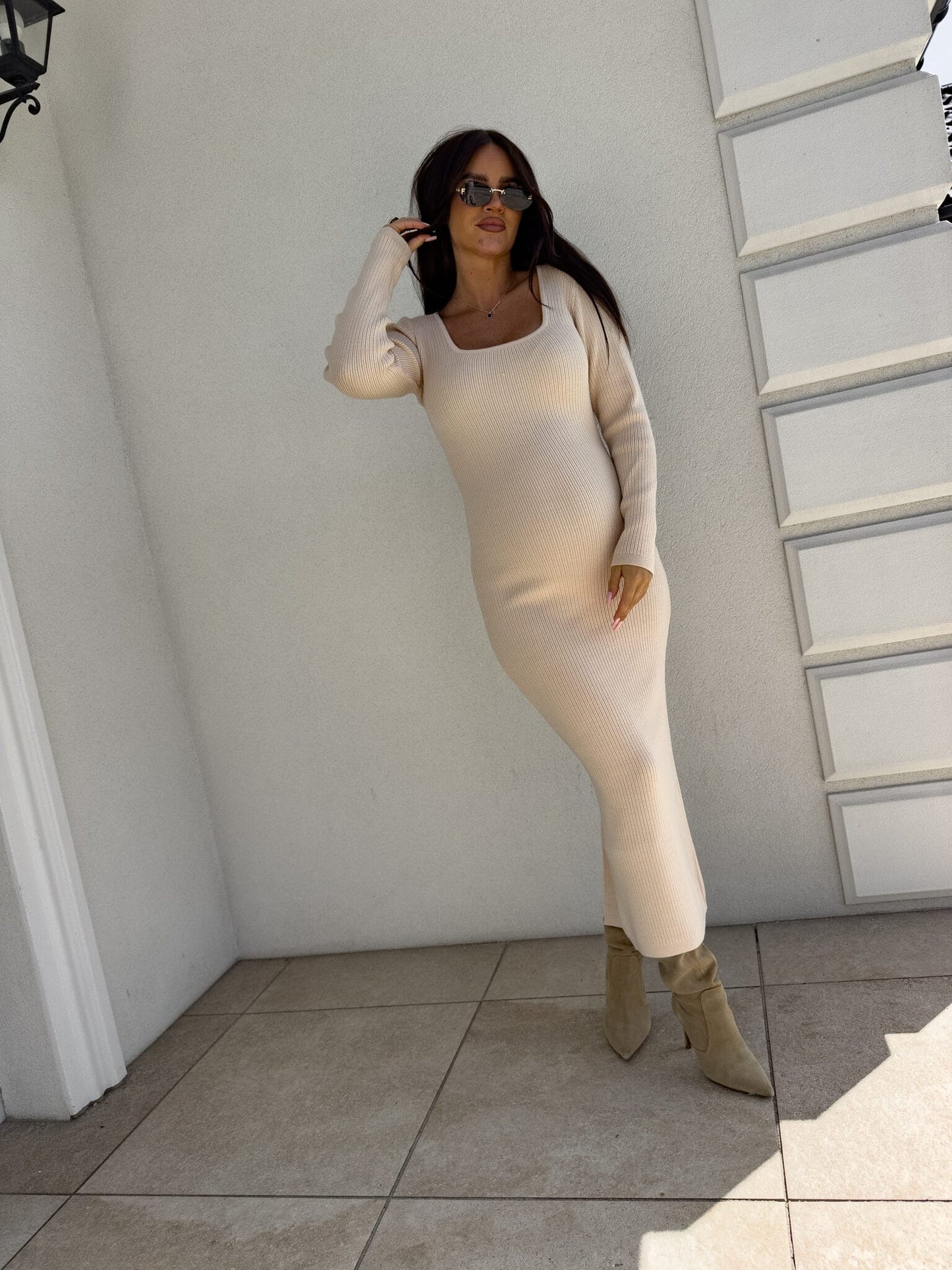 Kleid COYA - hellbeige