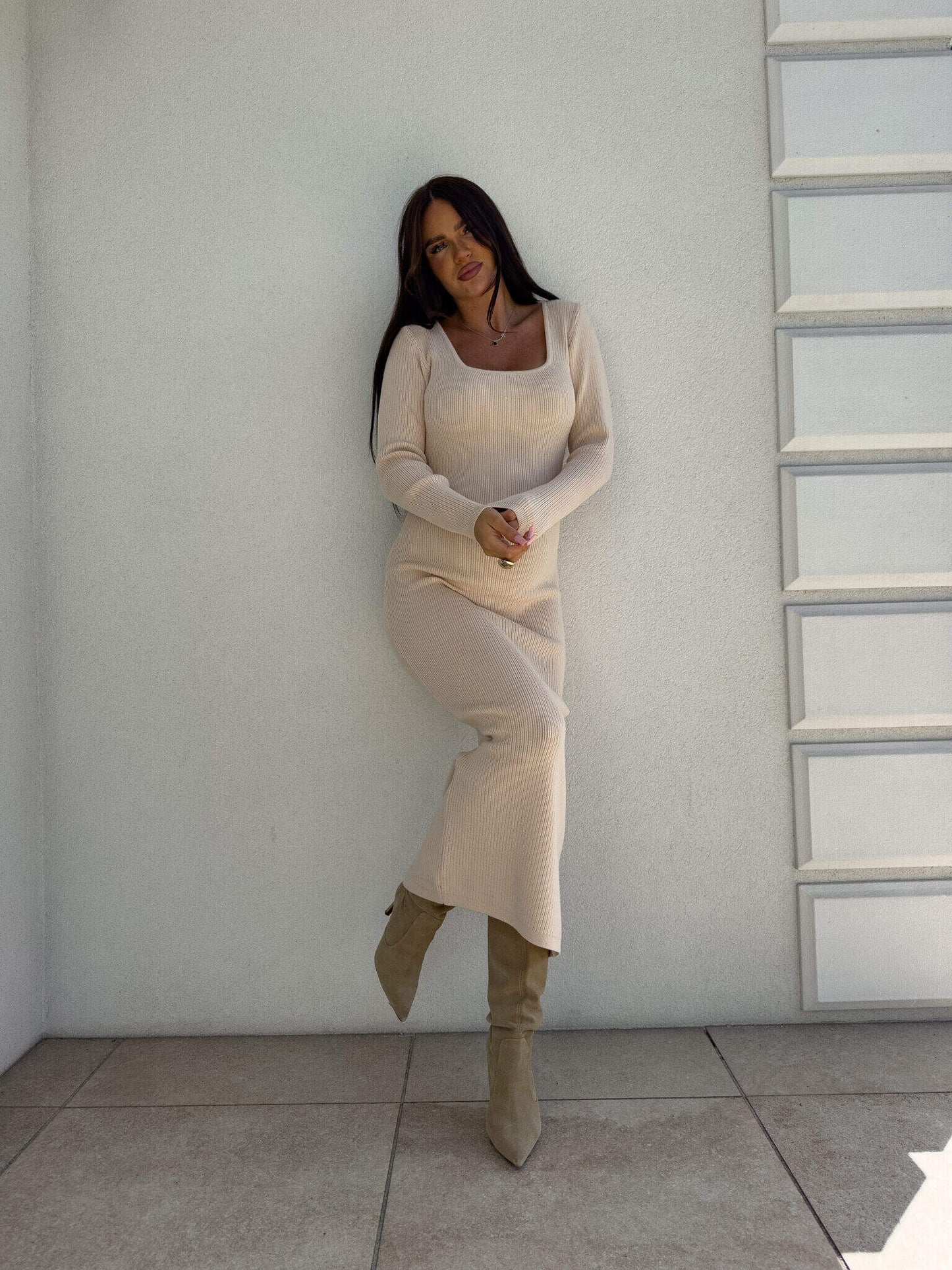 Kleid COYA - hellbeige