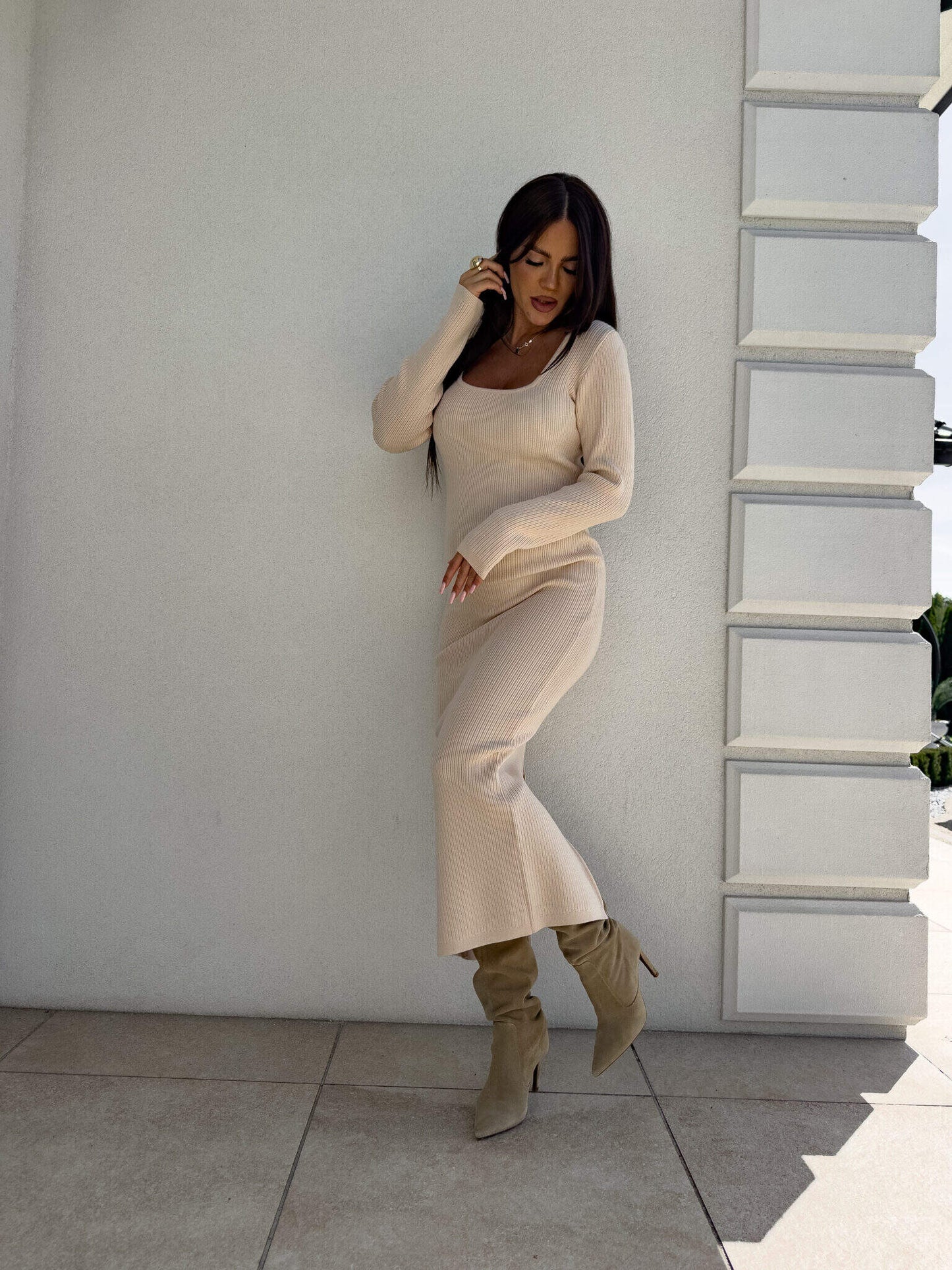 Kleid COYA - hellbeige