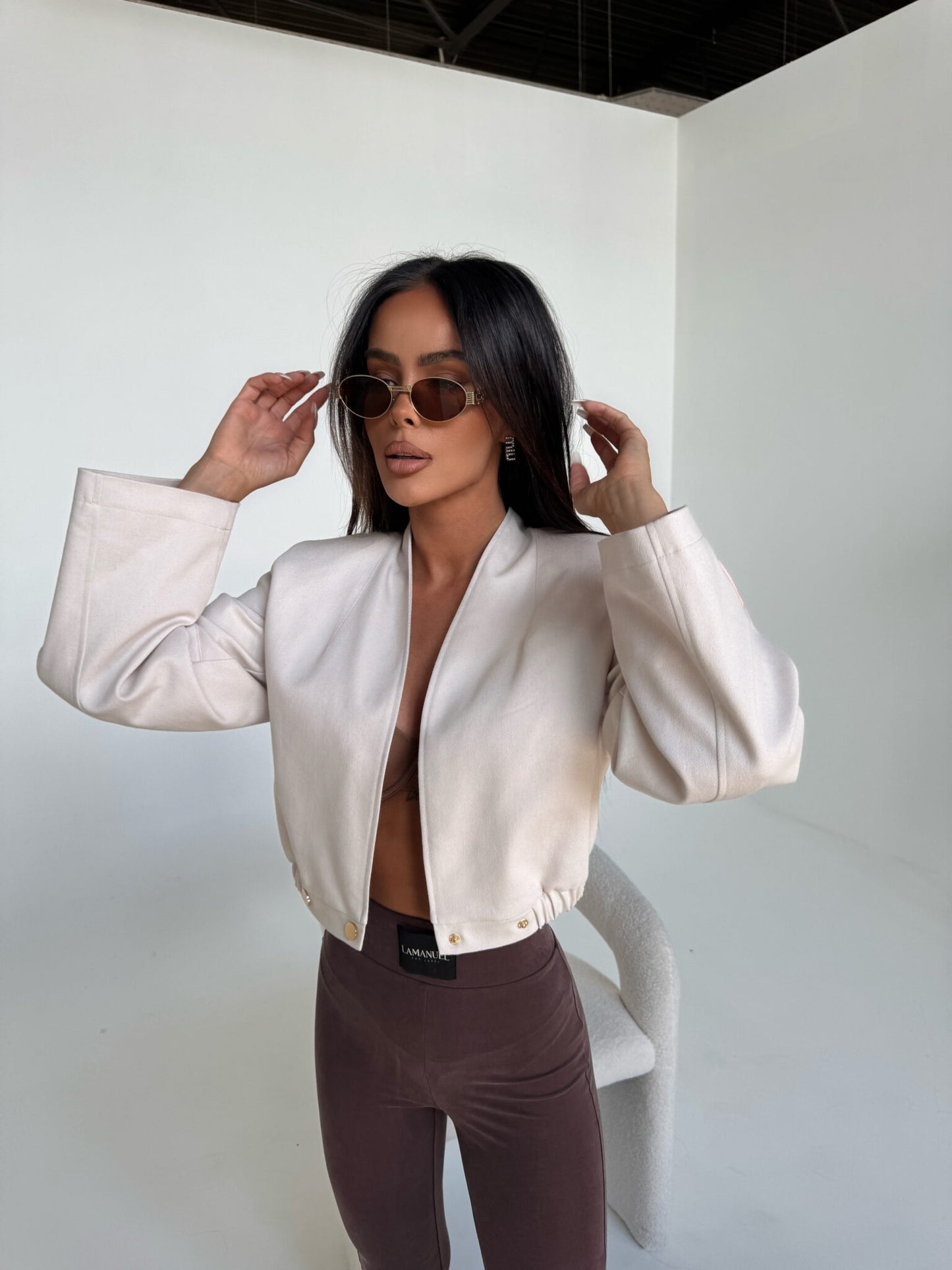 Jacke BIG DEAL beige