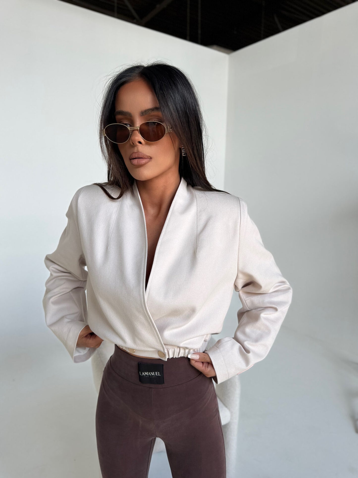 Jacke BIG DEAL beige
