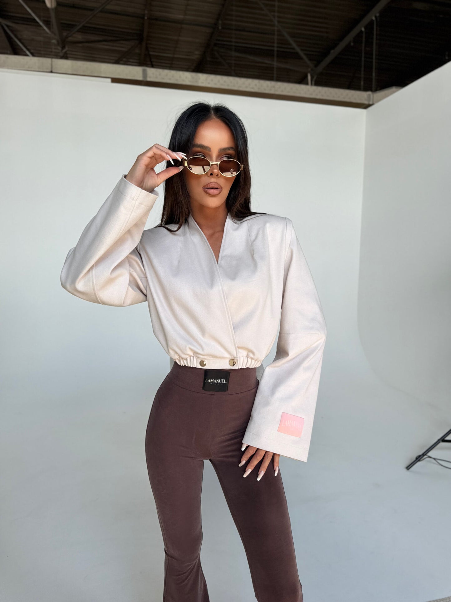 Jacke BIG DEAL beige