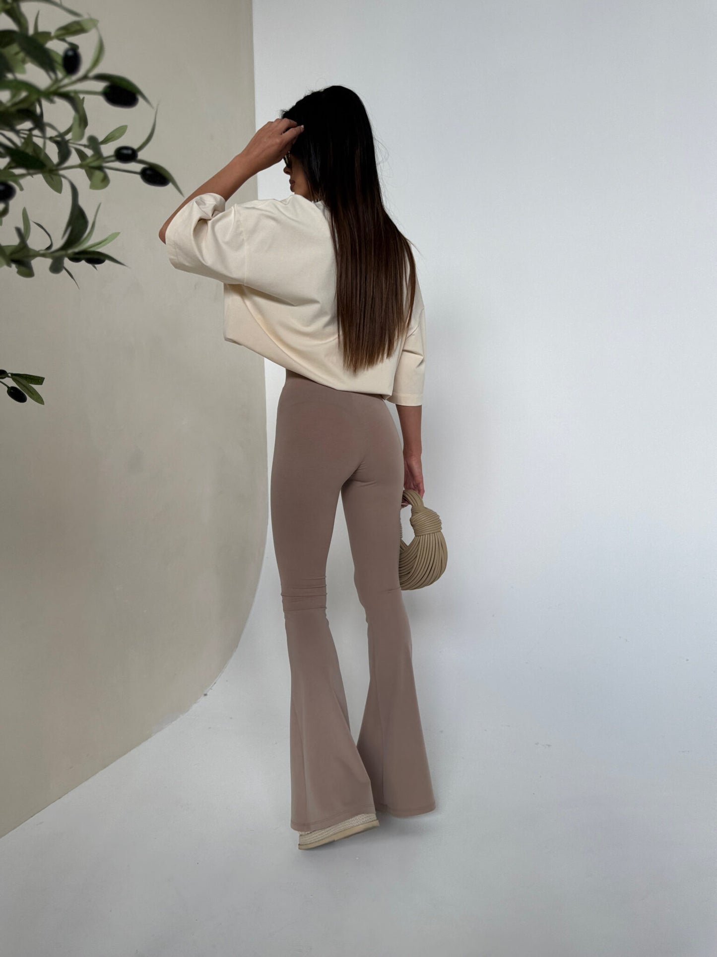 LEGGINGS BLESSED latte