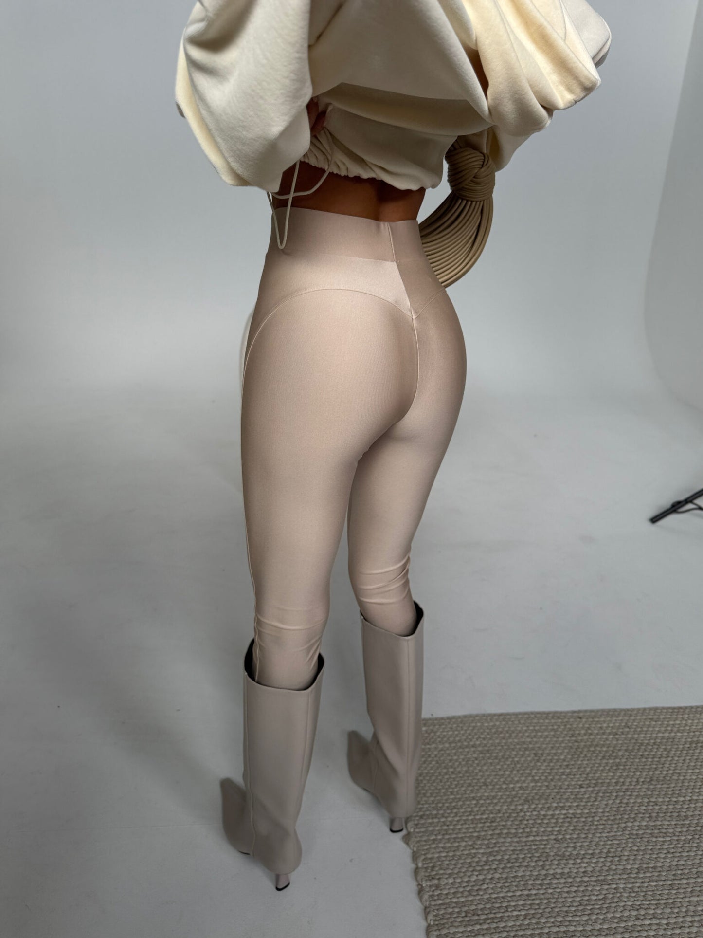 LEGGINGS FAMOUS beige
