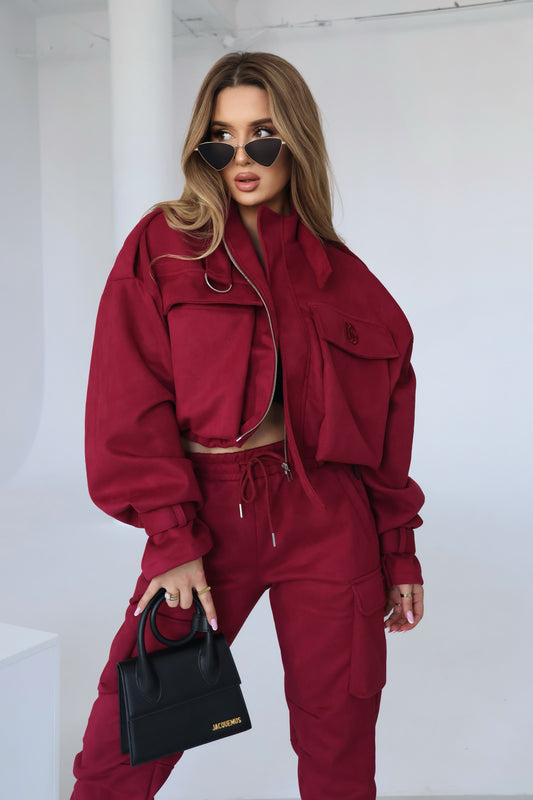 JACKE DAMEN BG MILITARY | BORDEAUX