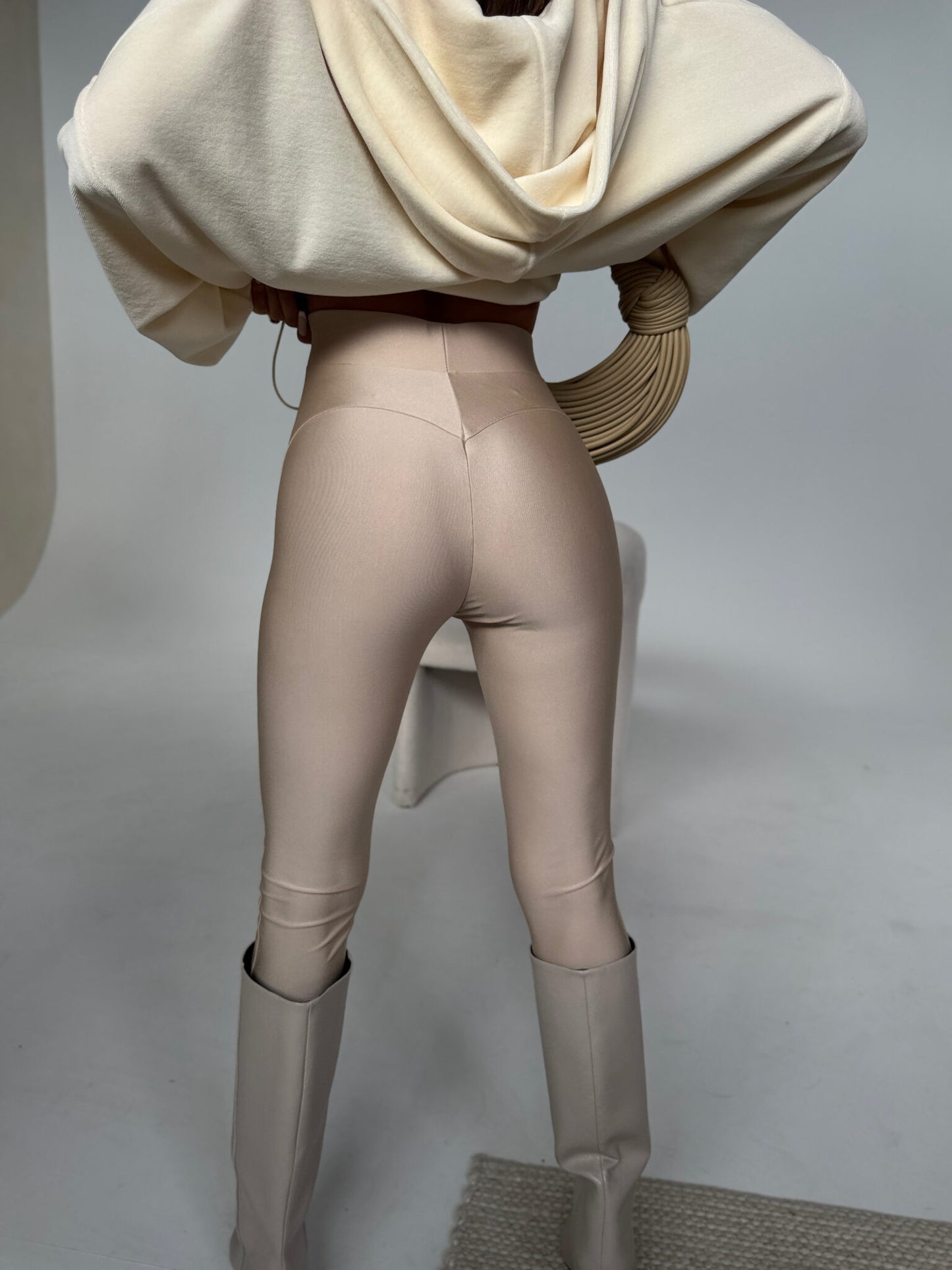 LEGGINGS FAMOUS beige