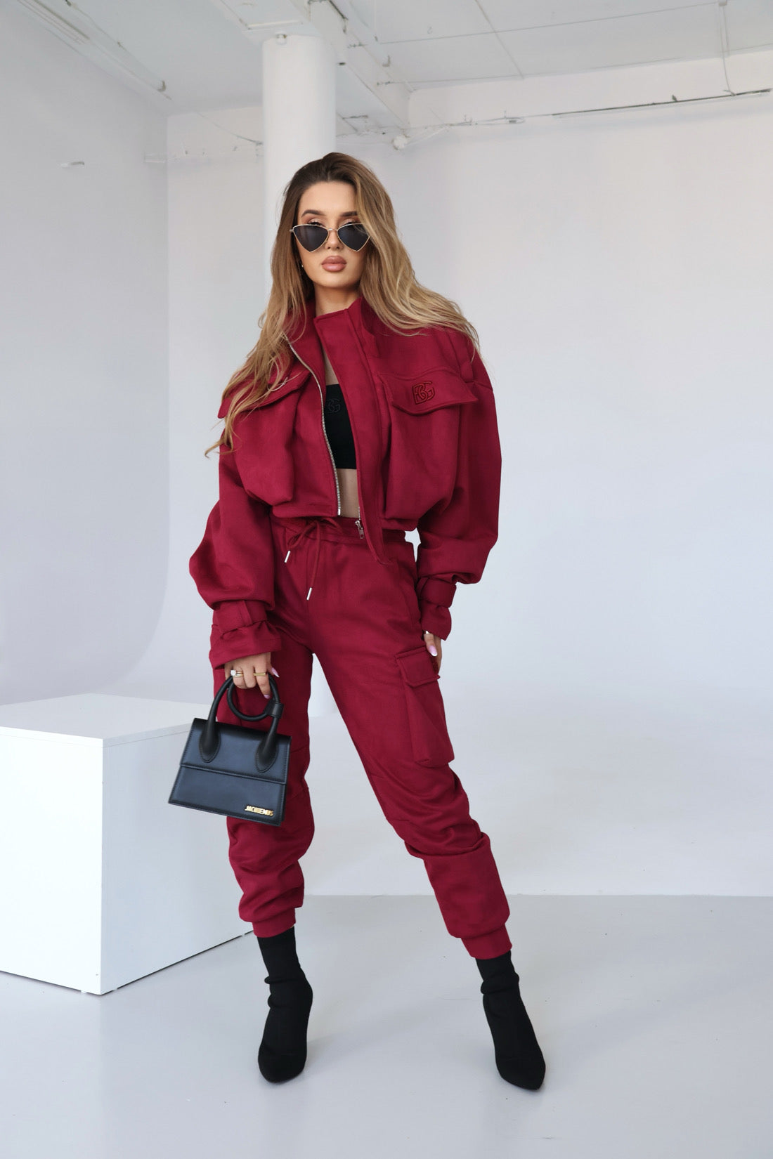 JACKE DAMEN BG MILITARY | BORDEAUX