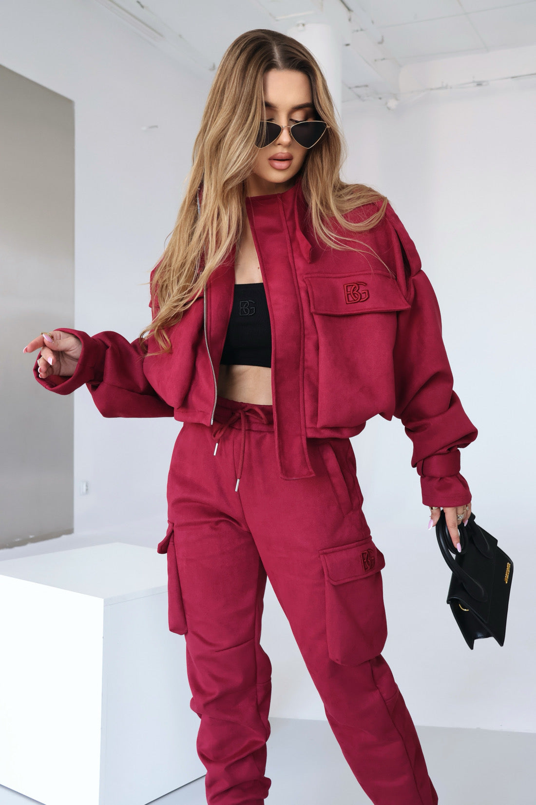 JACKE DAMEN BG MILITARY | BORDEAUX