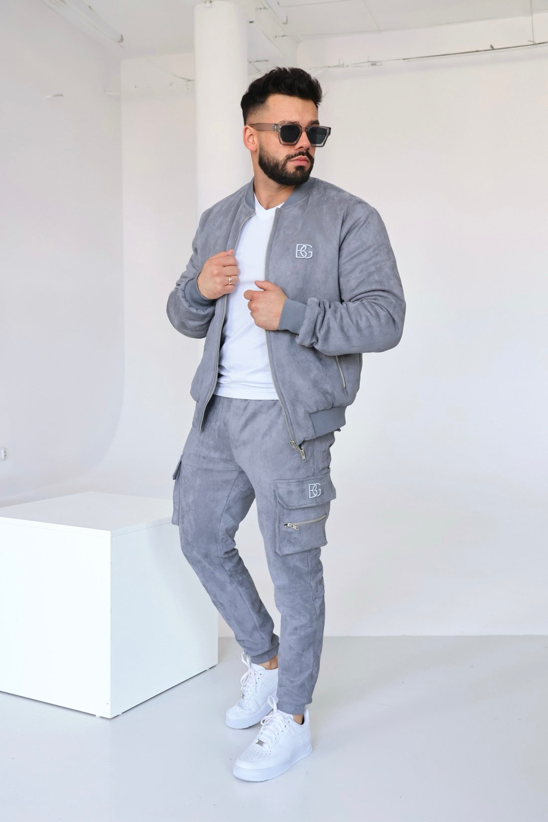 JACKE HERREN BG DAMON | GRAU