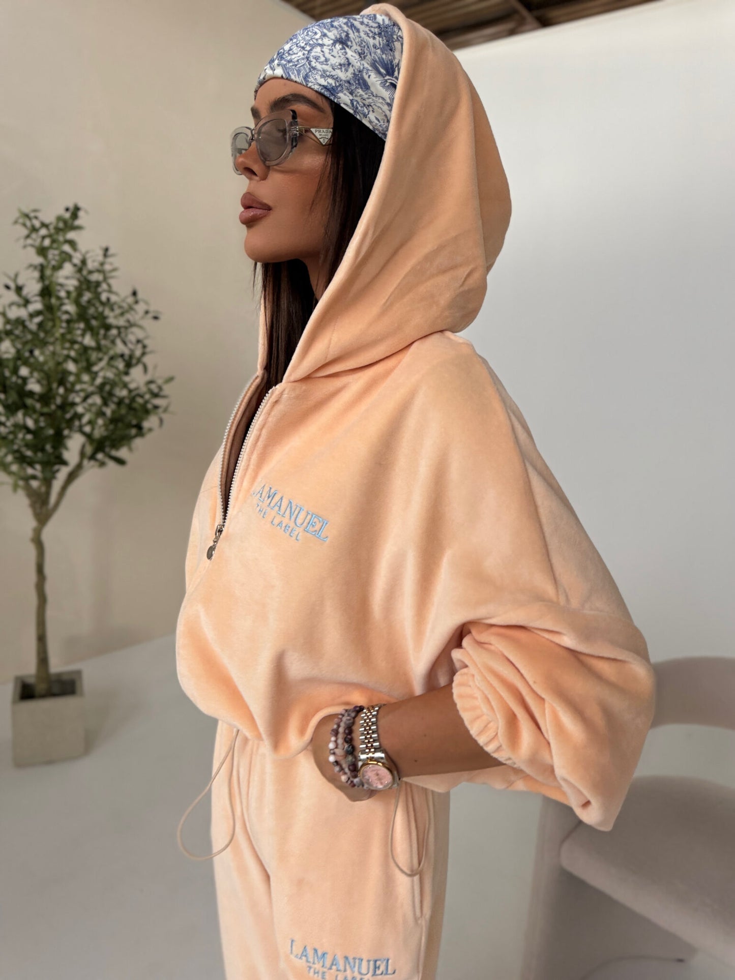 Sweatshirt BIGGY aprikosenfarbe