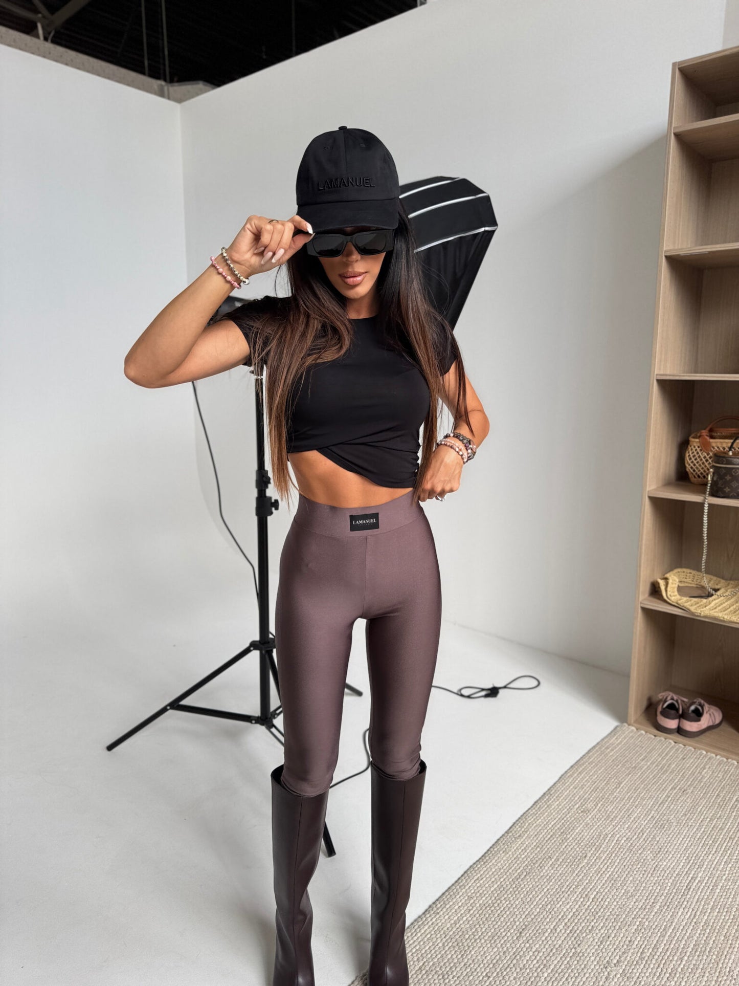 LEGGINGS FAMOUS braun