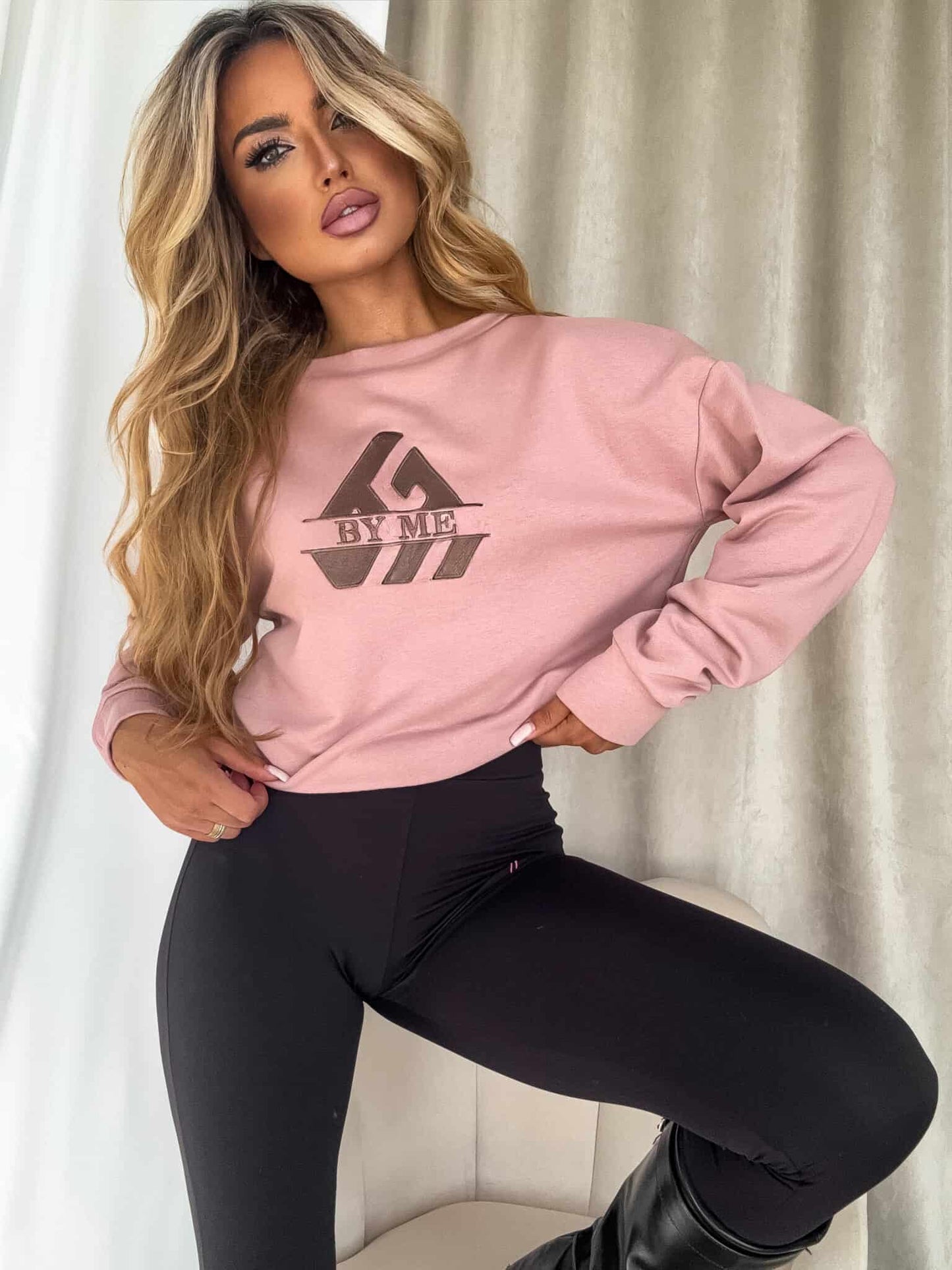 Sweatshirt LUXIT – rosa